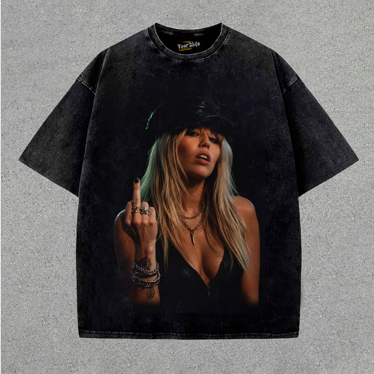 MILEY 2026 - MIDDLE FINGER TANK TOP & TEE & LONG SLEEVE & LAYERED LS & HOODIE