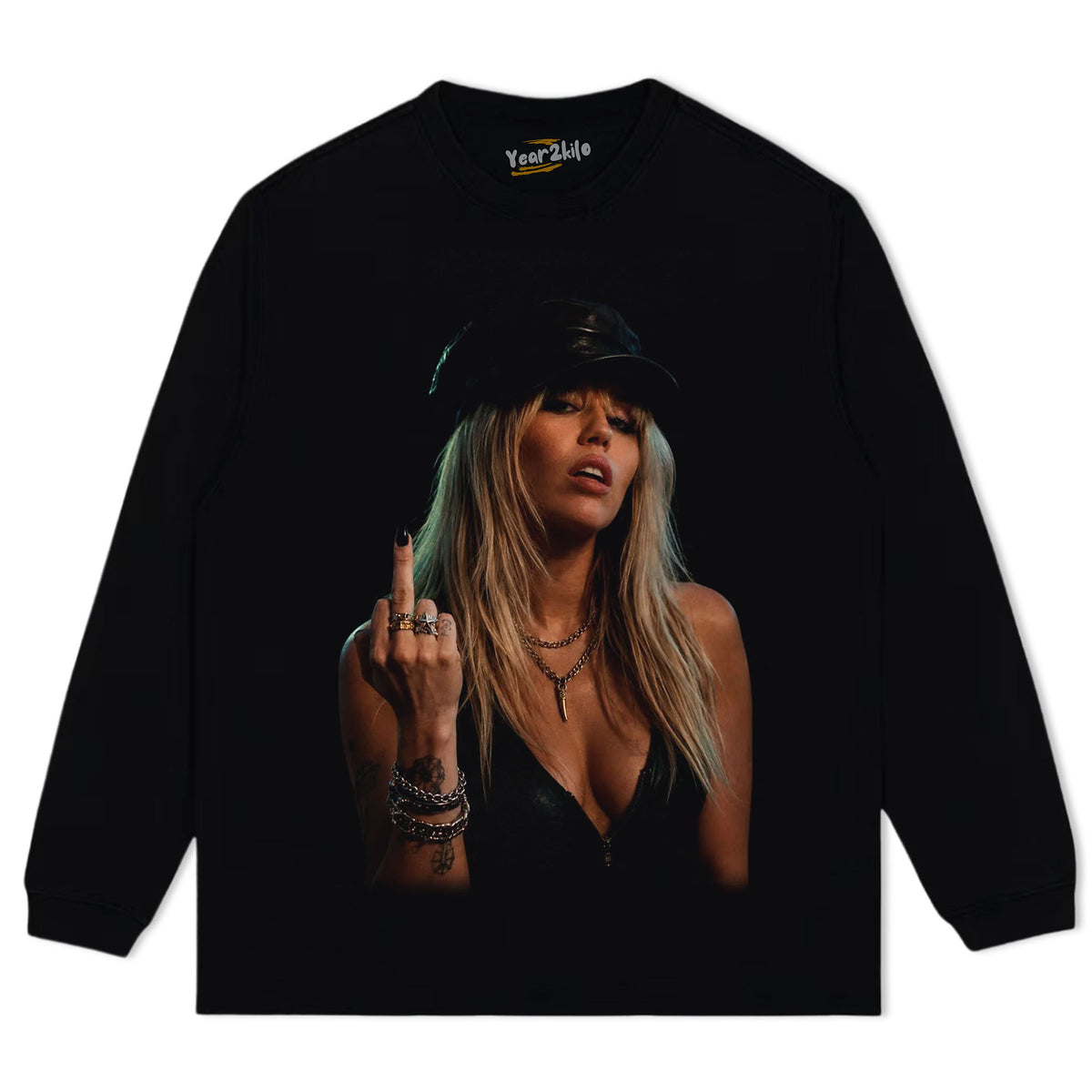 MILEY 2026 - MIDDLE FINGER TANK TOP & TEE & LONG SLEEVE & LAYERED LS & HOODIE