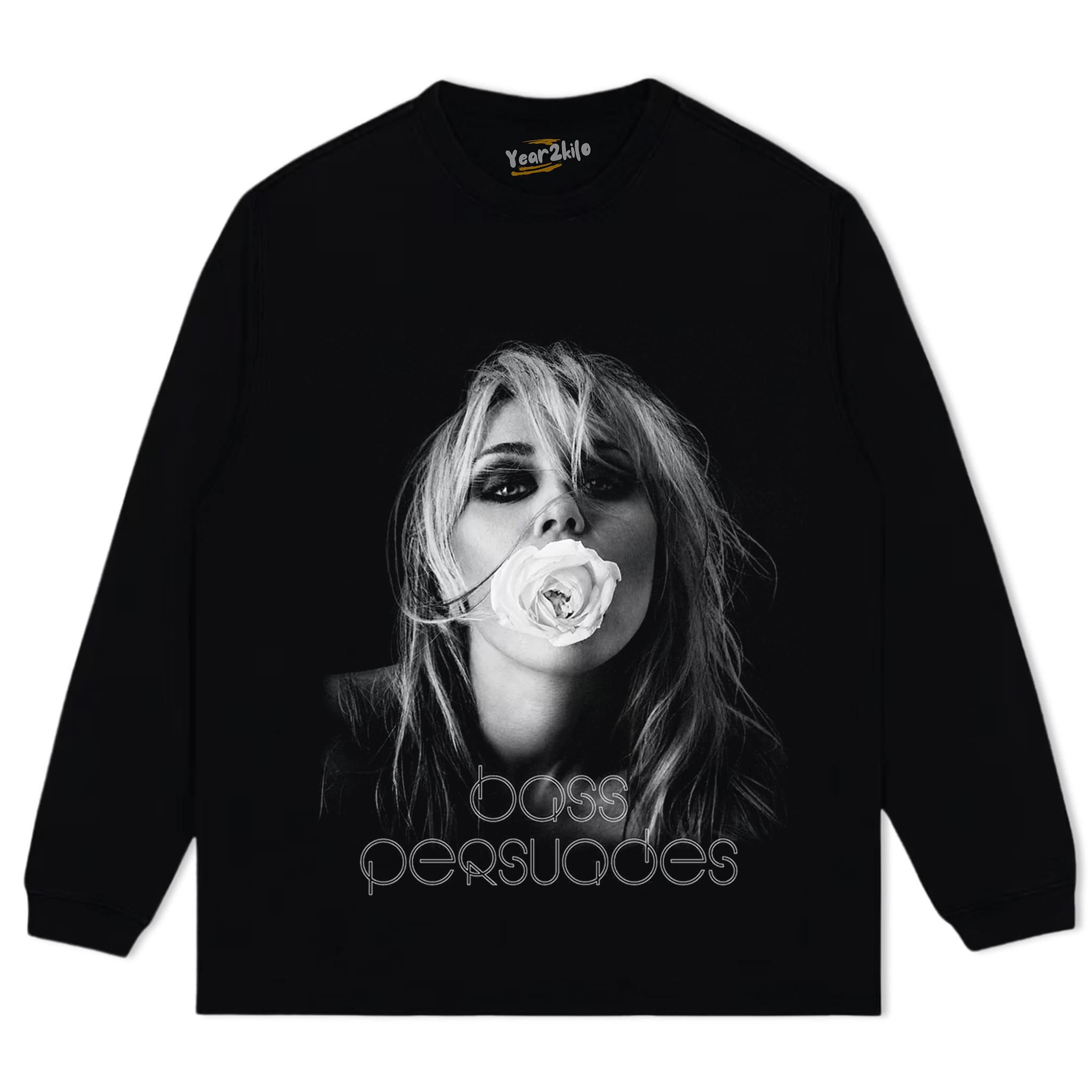MILEY CYRUS & BASS PERSUADES TANK TOP & TEE & LONG SLEEVE & LAYERED LS & HOODIE