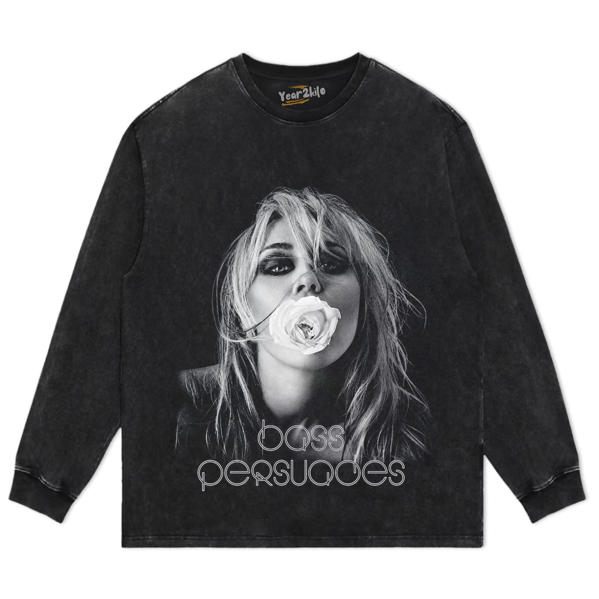 MILEY CYRUS & BASS PERSUADES TANK TOP & TEE & LONG SLEEVE & LAYERED LS & HOODIE