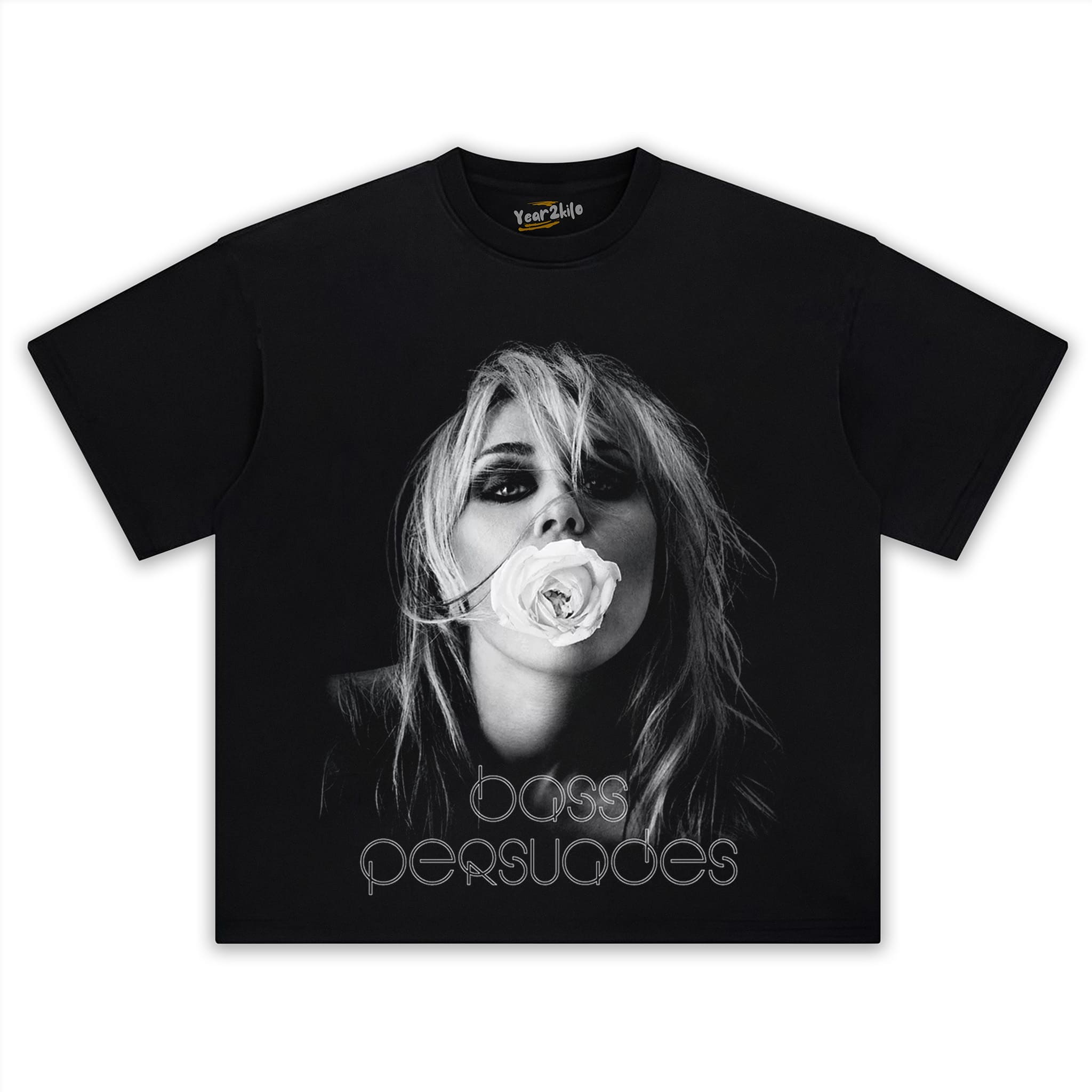 MILEY CYRUS & BASS PERSUADES TANK TOP & TEE & LONG SLEEVE & LAYERED LS & HOODIE
