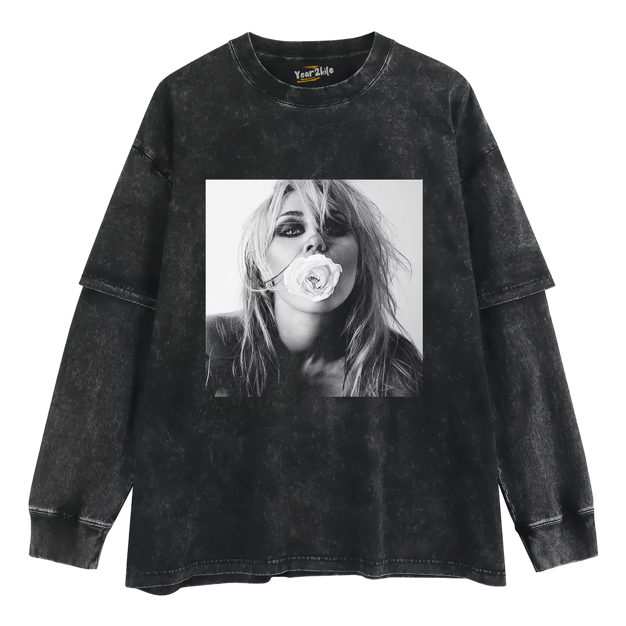 MILEY CYRUS & BASS PERSUADES V2 TANK TOP & TEE & LONG SLEEVE & LAYERED LS & HOODIE