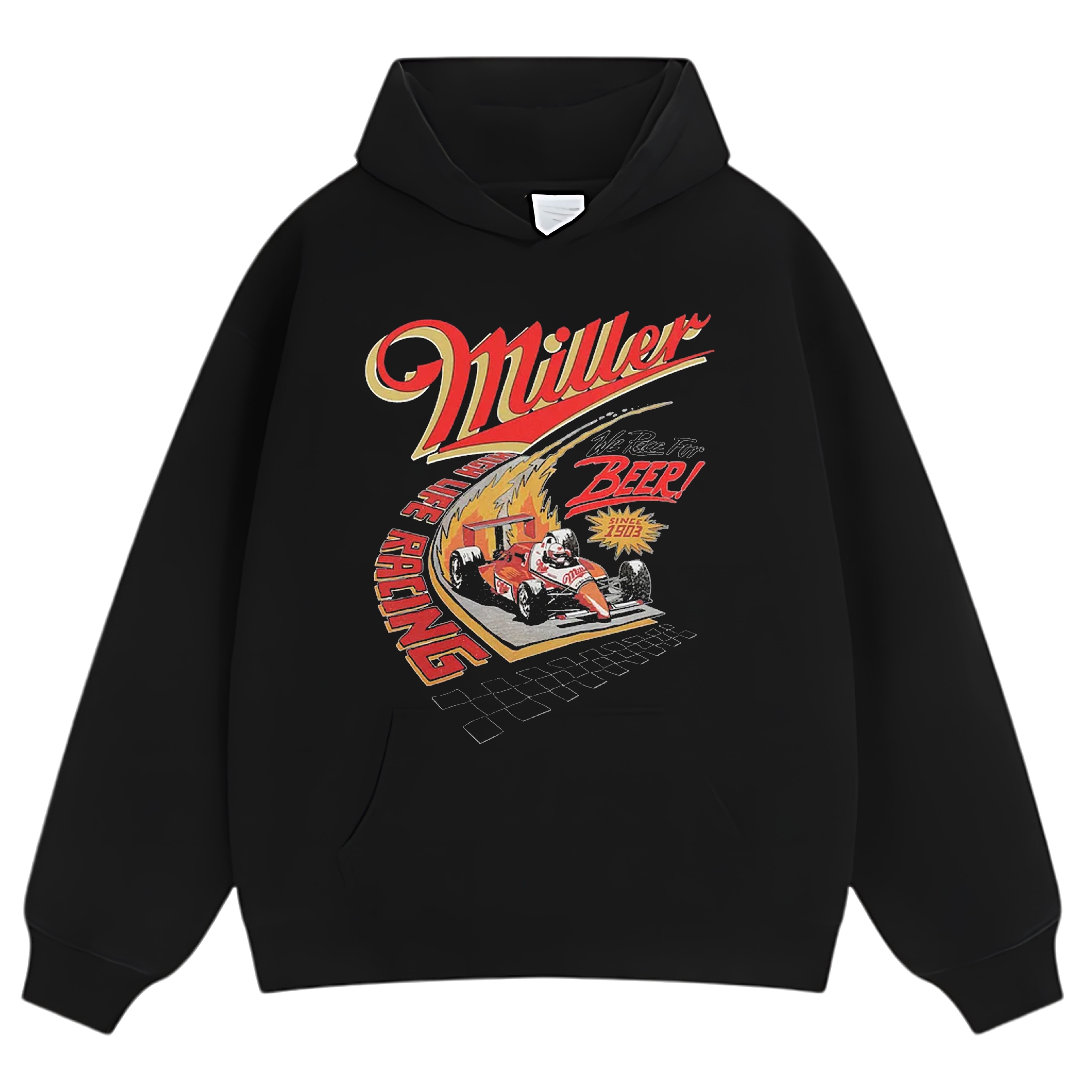MILLER HIGH LIFE RACING TANK TOP & TEE & LONG SLEEVE & LAYERED LS & HOODIE