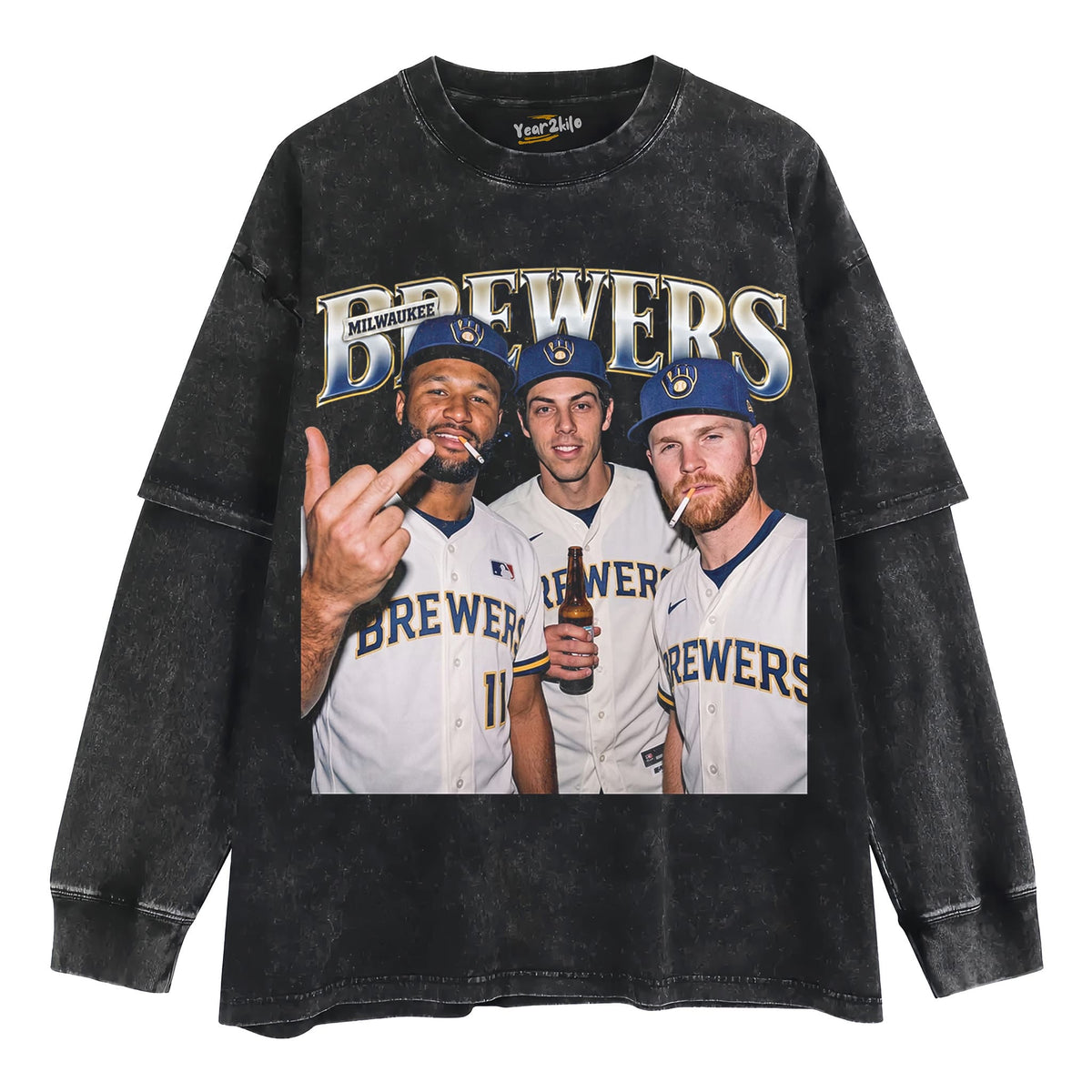 MILWAUKEE BREWERS TANK TOP & TEE & LONG SLEEVE & LAYERED LS & HOODIE