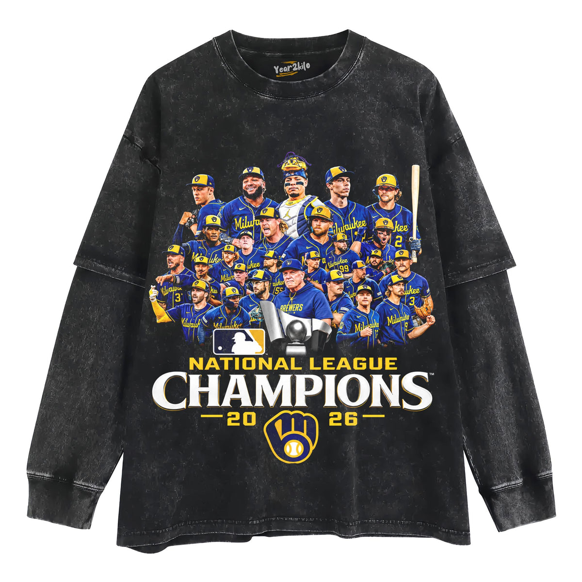 MILWAUKEE BREWERS TANK TOP & TEE & LONG SLEEVE & LAYERED LS & HOODIE