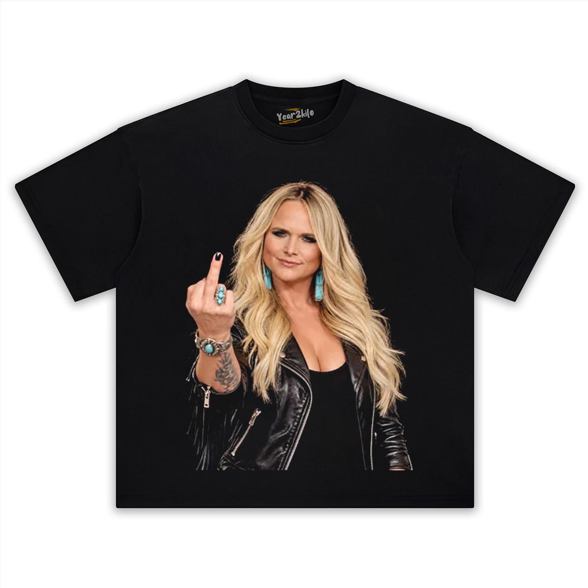 MIRANDA LAMBERT - MIDDLE FINGER TANK TOP & TEE & LONG SLEEVE & LAYERED LS & HOODIE
