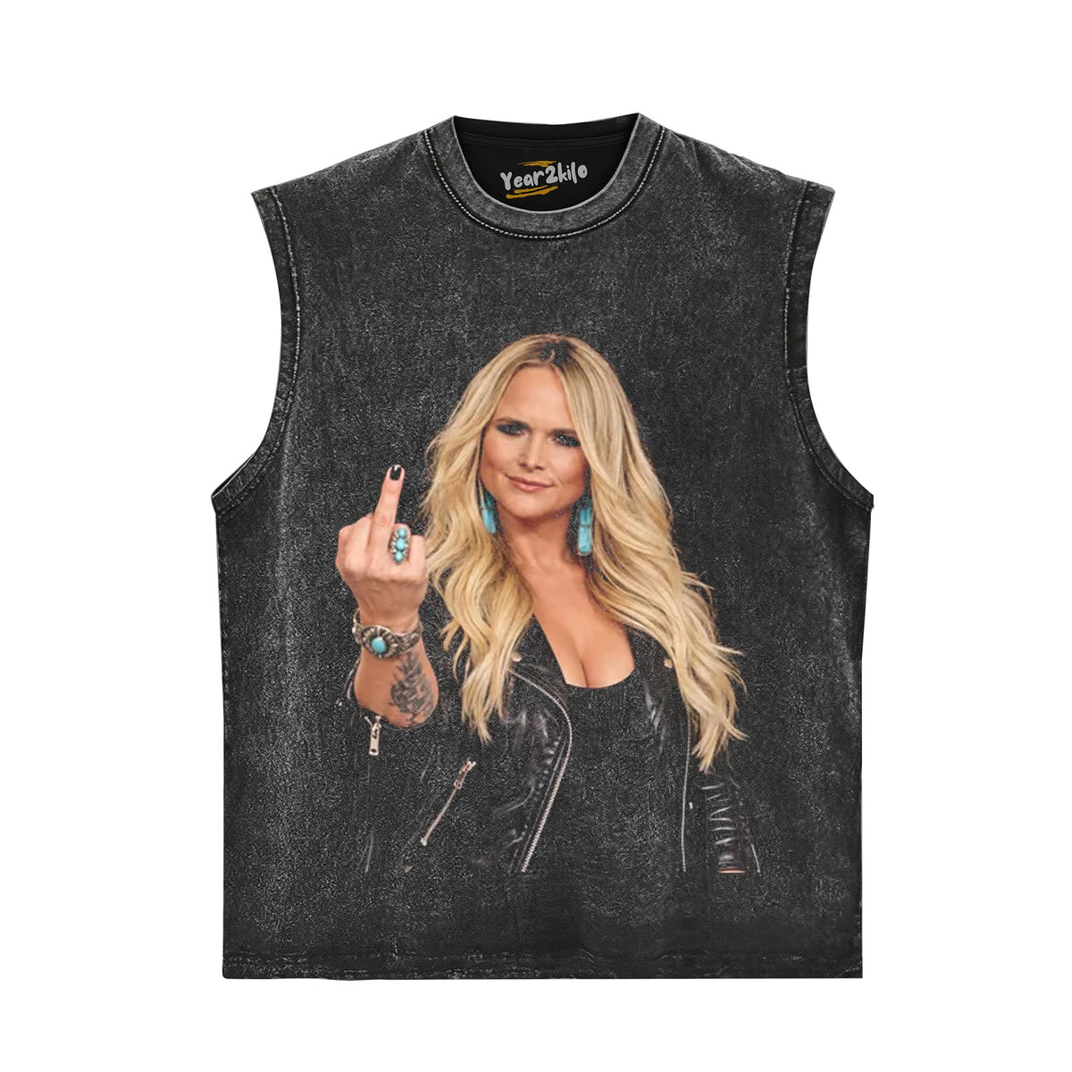 MIRANDA LAMBERT - MIDDLE FINGER TANK TOP & TEE & LONG SLEEVE & LAYERED LS & HOODIE