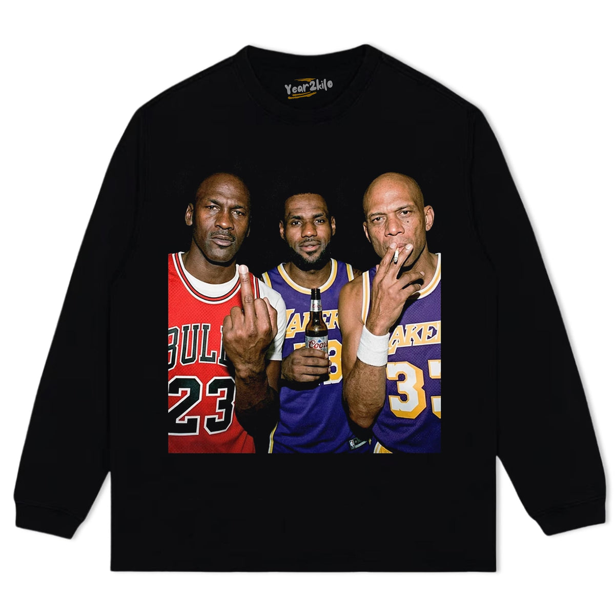 MJ & LJ & KA-J VINTAGE BASKETBALL TANK TOP & TEE & LONG SLEEVE & LAYERED LS & HOODIE