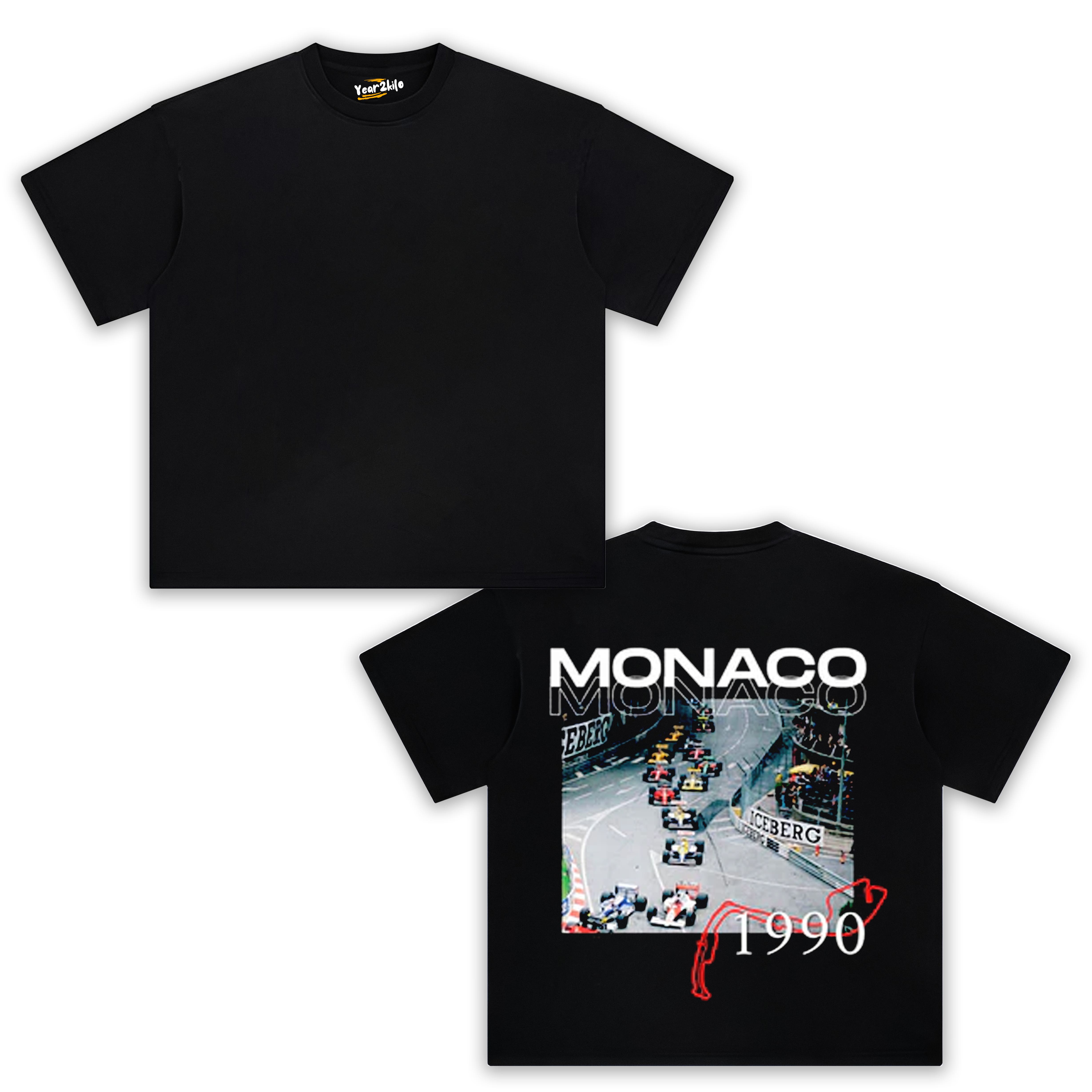 MONACO 1990 TANK TOP & TEE & LONG SLEEVE & LAYERED LS & HOODIE