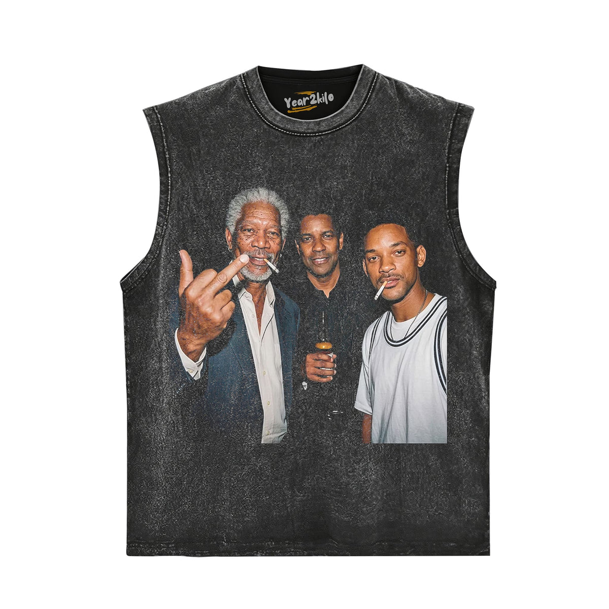 MORGAN FREEMAN & DENZEL WASHINGTON & WILL SMITH TANK TOP & TEE & LONG SLEEVE & LAYERED LS & HOODIE