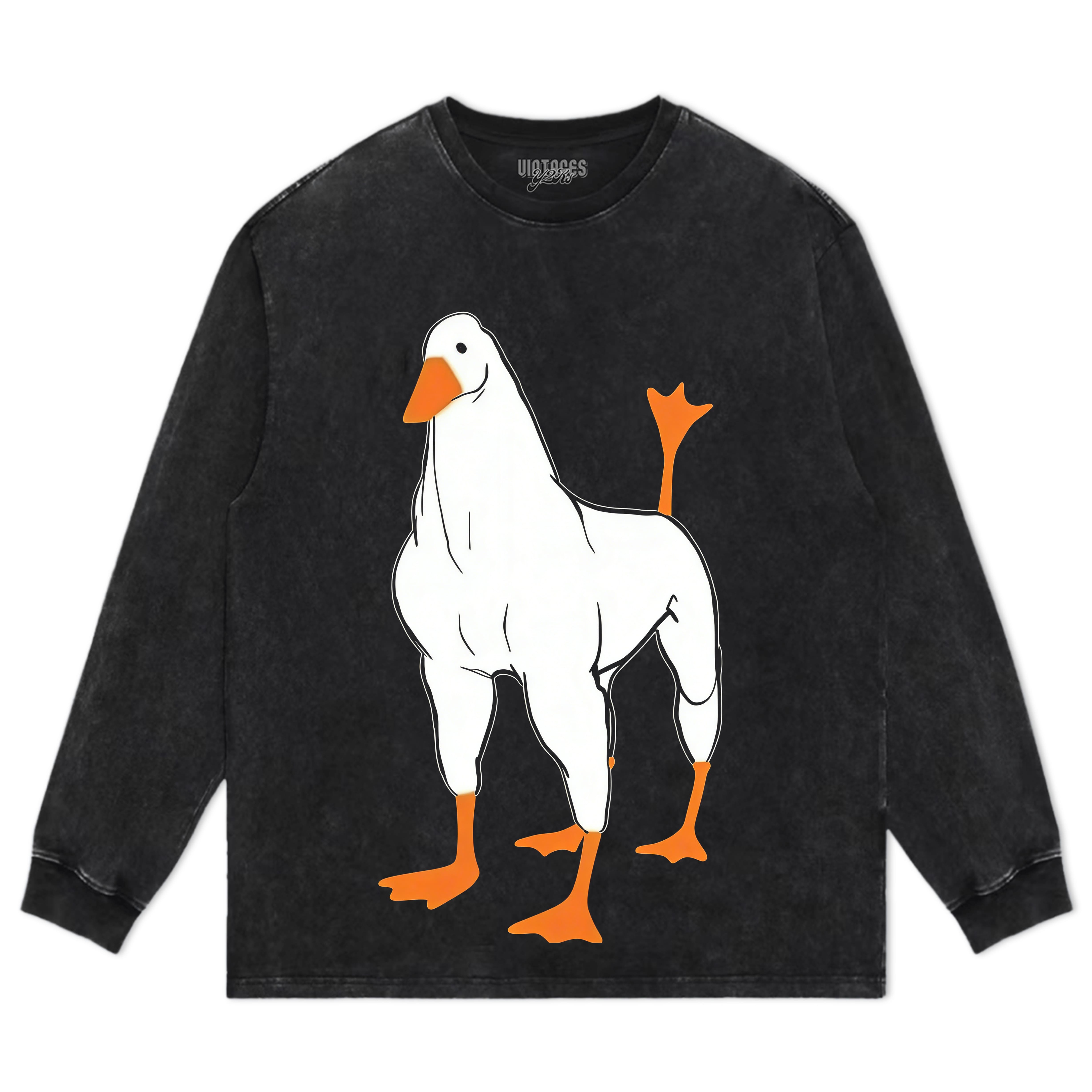MUSCLE GOOSE TEE & LS & HOODIE