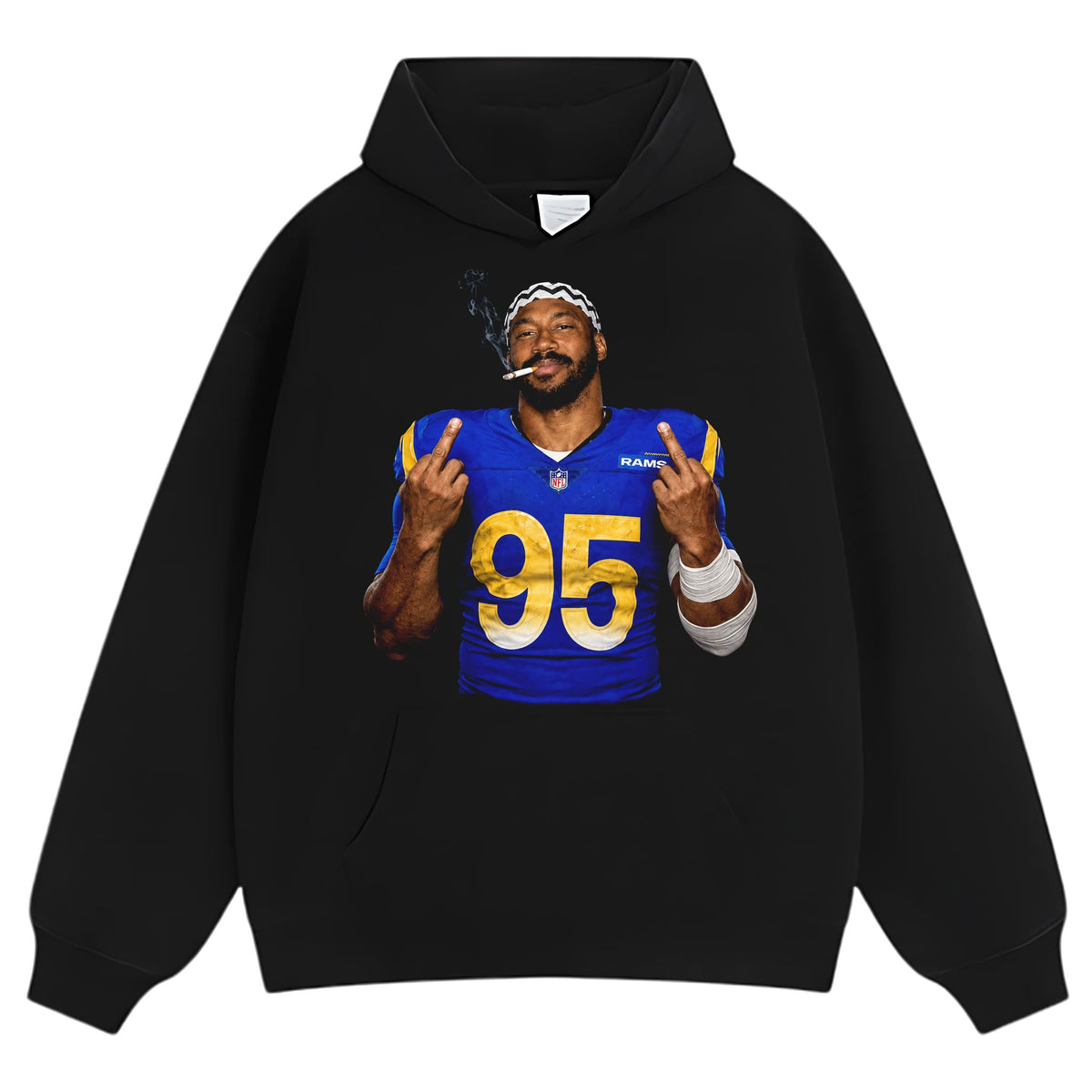 MYLES GARRETT LA RAMS FOOTBALL V1 TANK TOP & TEE & LONG SLEEVE & LAYERED LS & HOODIE