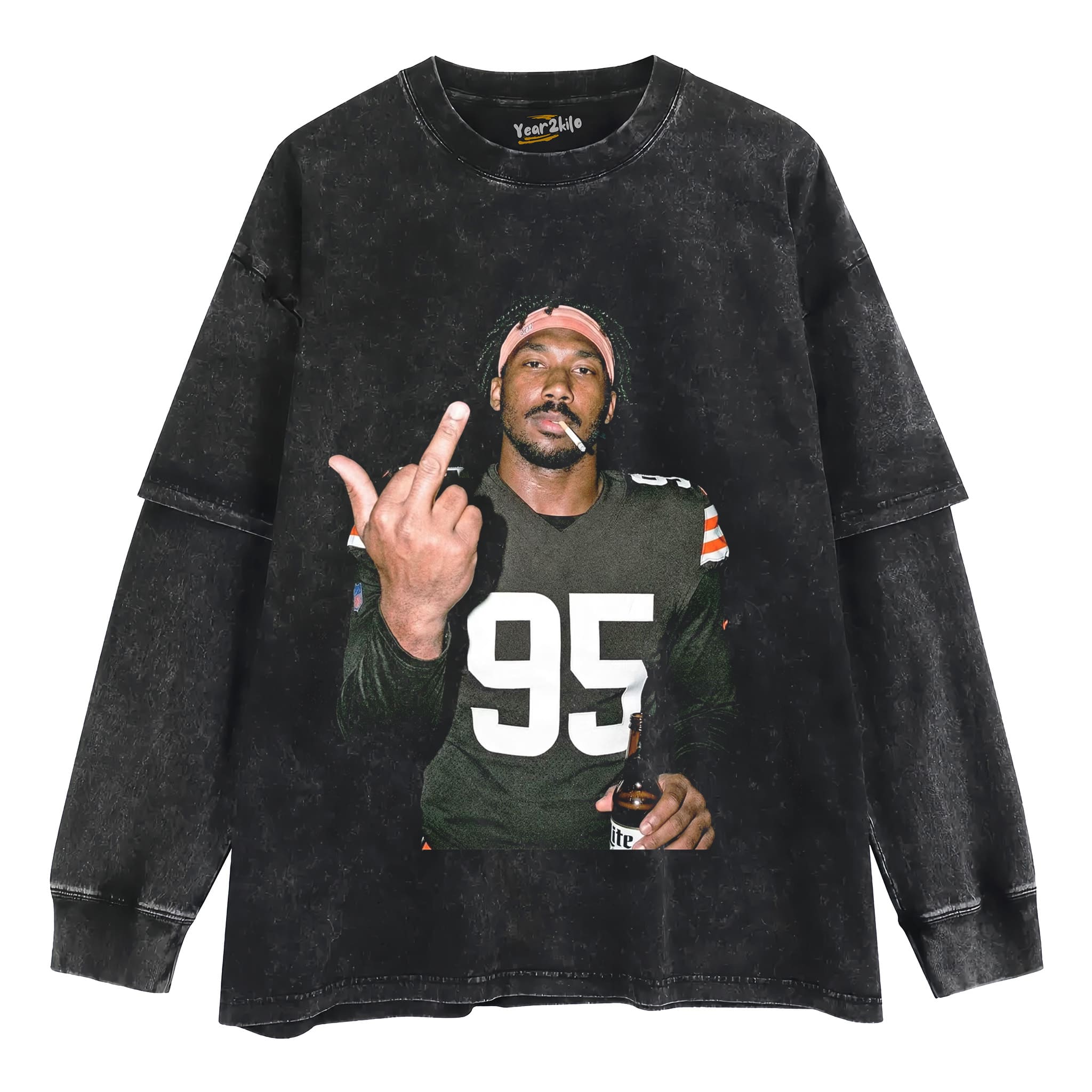 MYLES GARRETT V1 TANK TOP & TEE & LONG SLEEVE & LAYERED LS & HOODIE