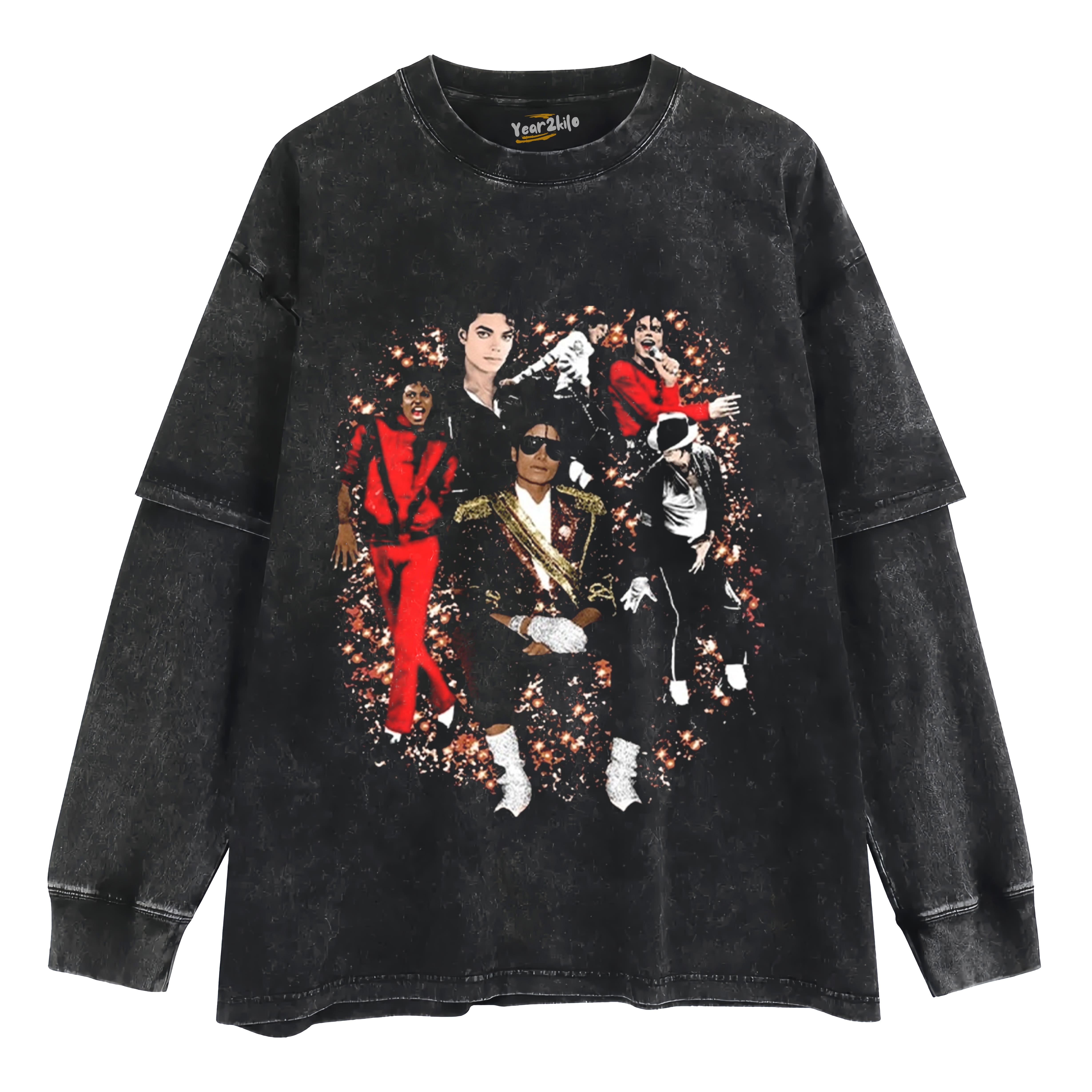 MICHAEL JACKSON V7 TANK TOP & TEE & LONG SLEEVE & LAYERED LS & HOODIE