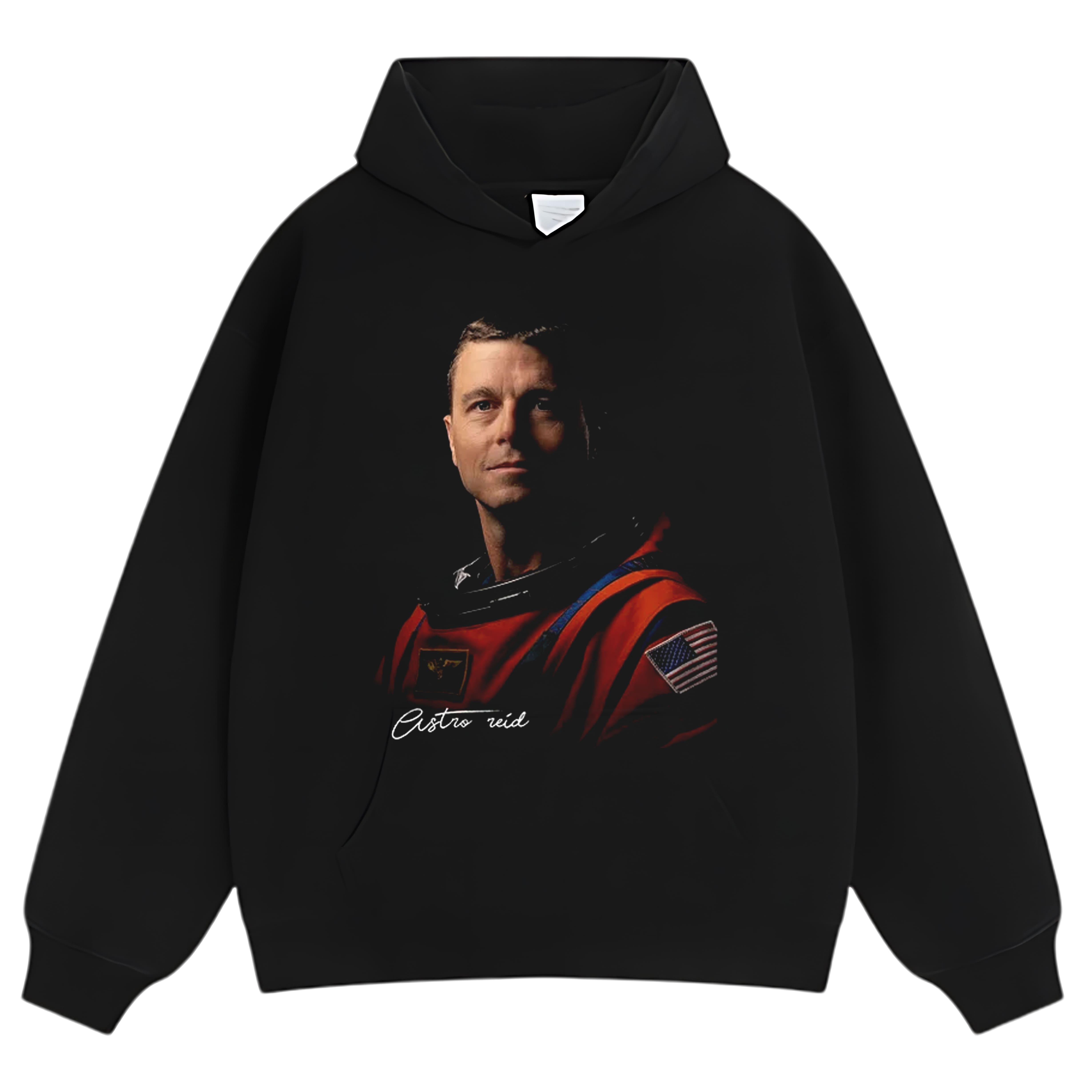 NASA V2 TANK TOP & TEE & LONG SLEEVE & LAYERED LS & HOODIE - BLACK HOODIES
