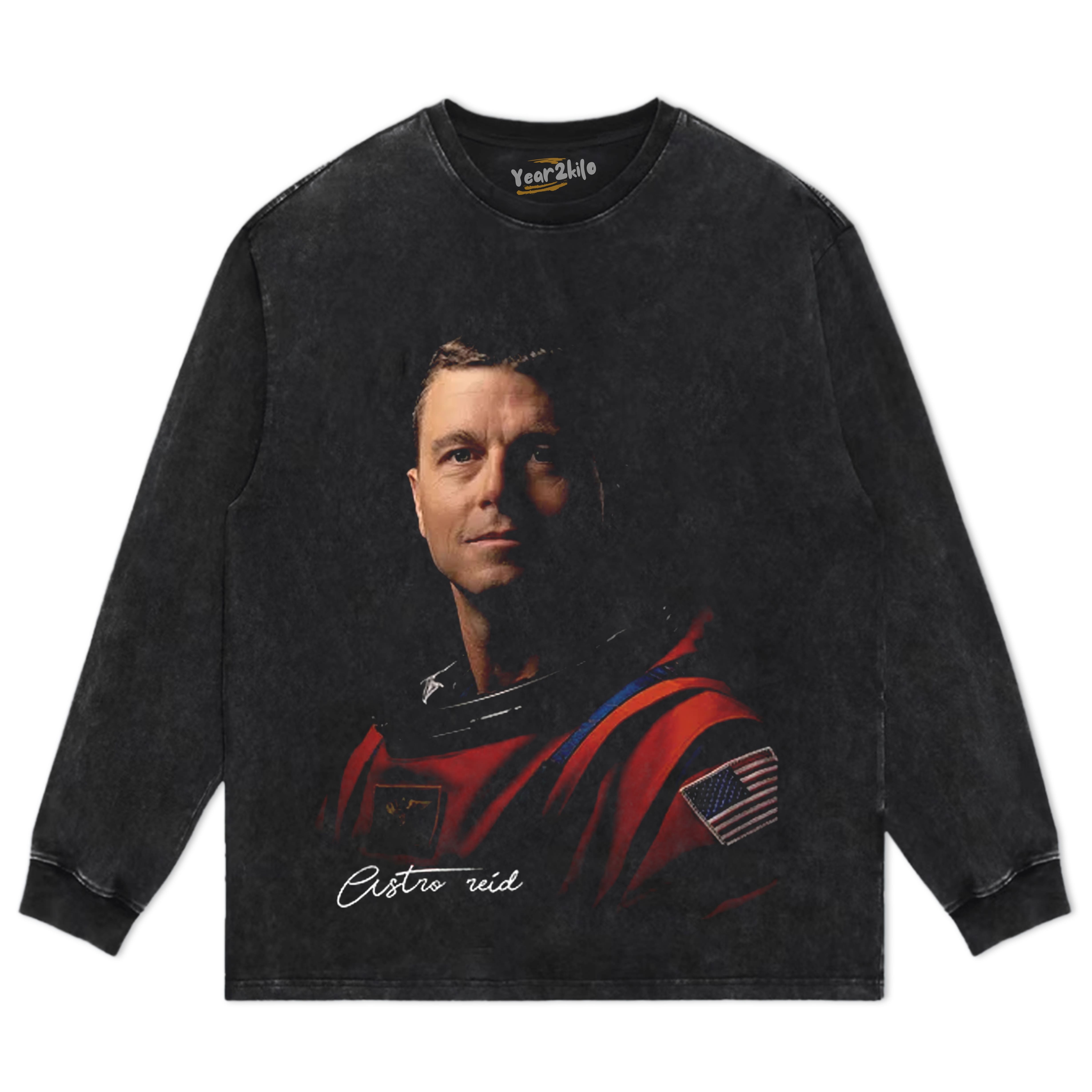 NASA V2 TANK TOP & TEE & LONG SLEEVE & LAYERED LS & HOODIE - BLACK HOODIES
