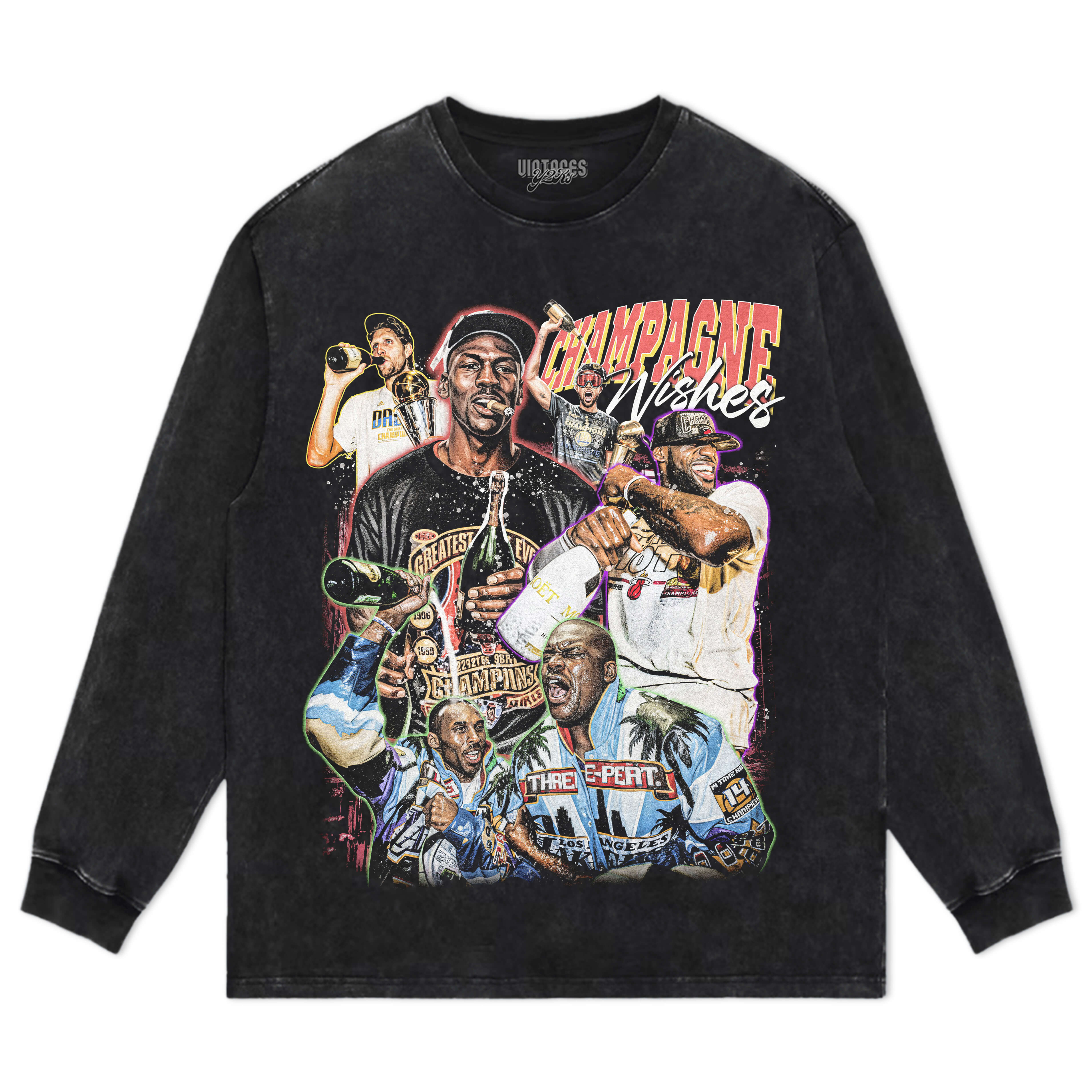 NBA CHAMPIONSHIP CHAMPAGNE WISHES TEE & LS & HOODIE