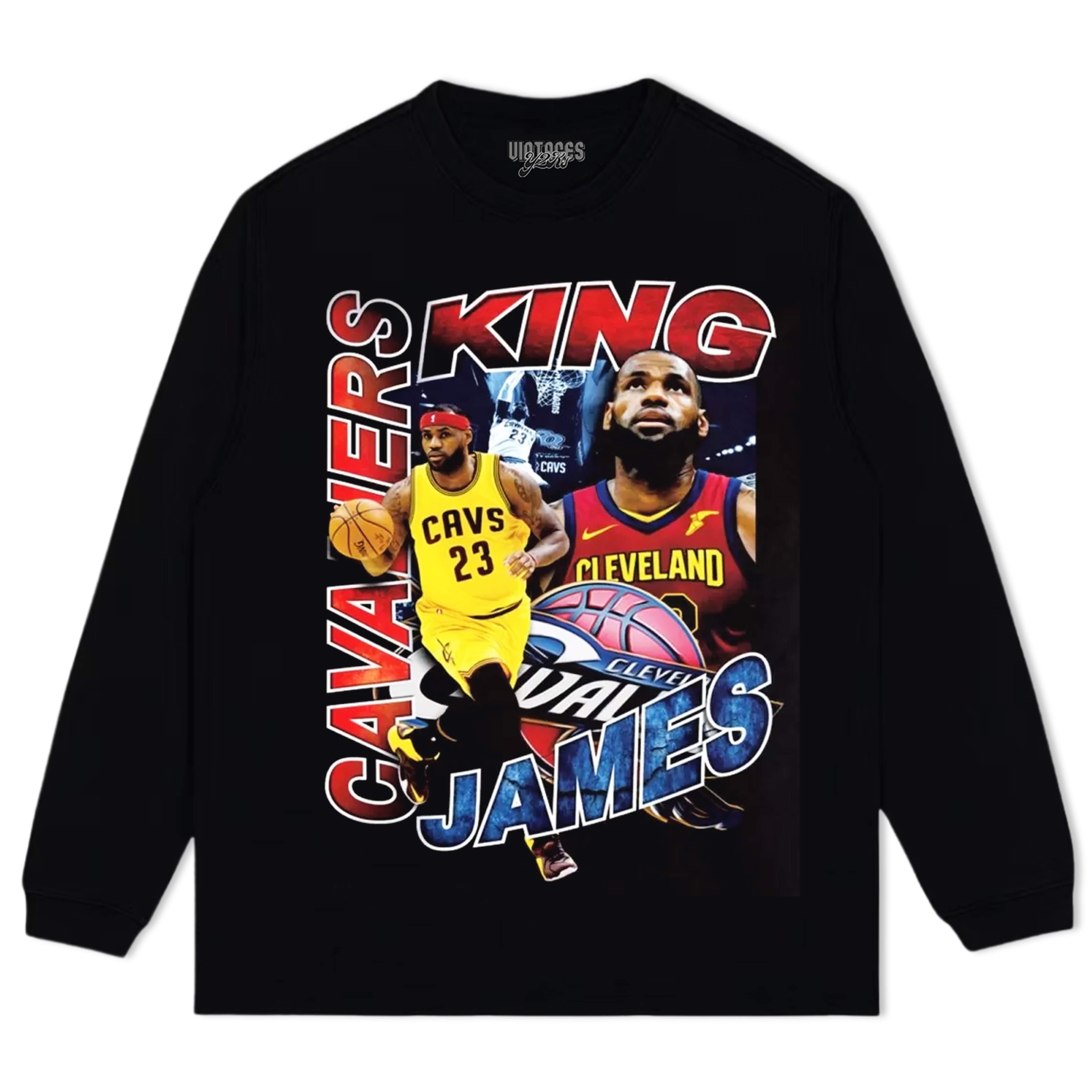 NBA OLD SCHOOL LEBRON JAMES TEE & LS & HOODIE