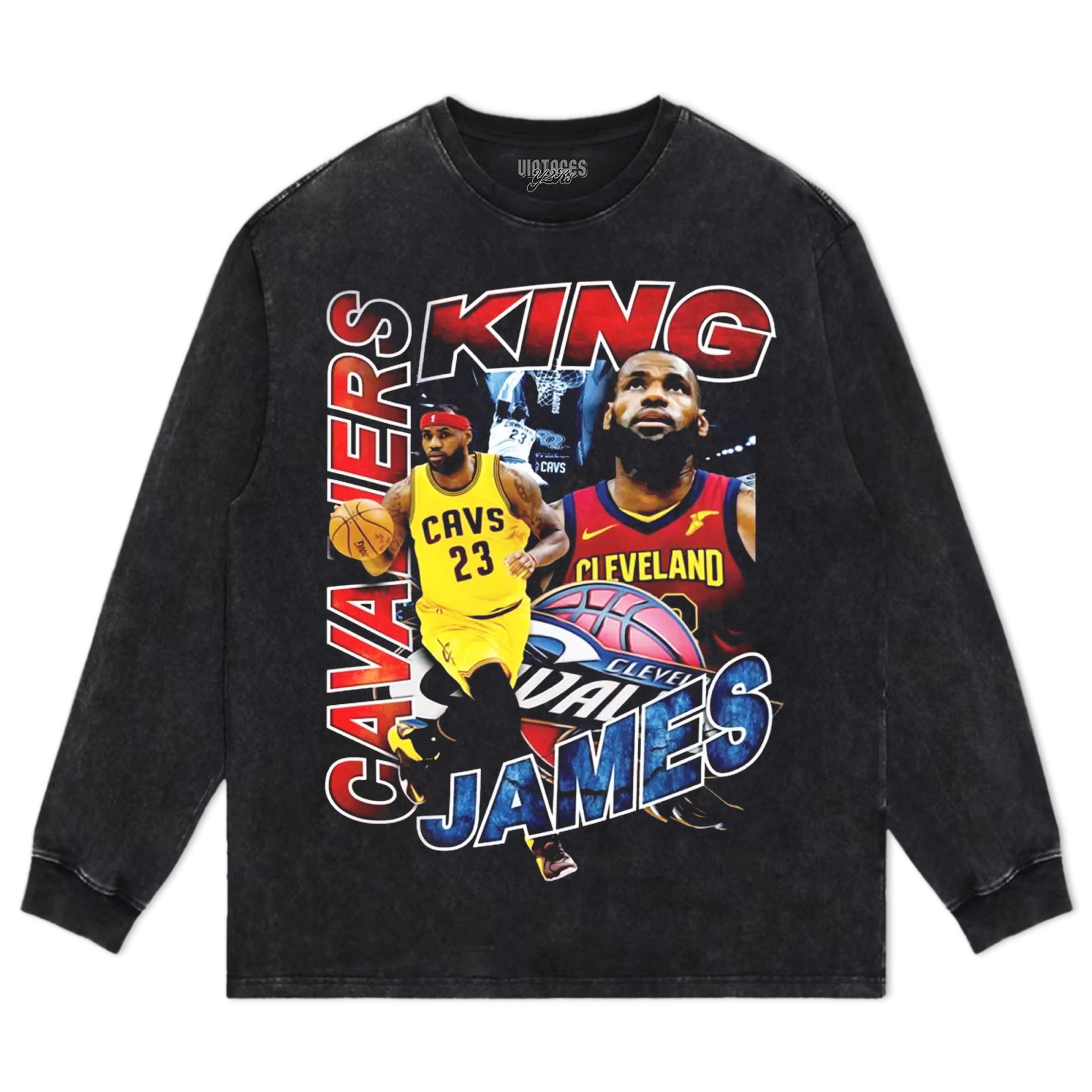 NBA OLD SCHOOL LEBRON JAMES TEE & LS & HOODIE