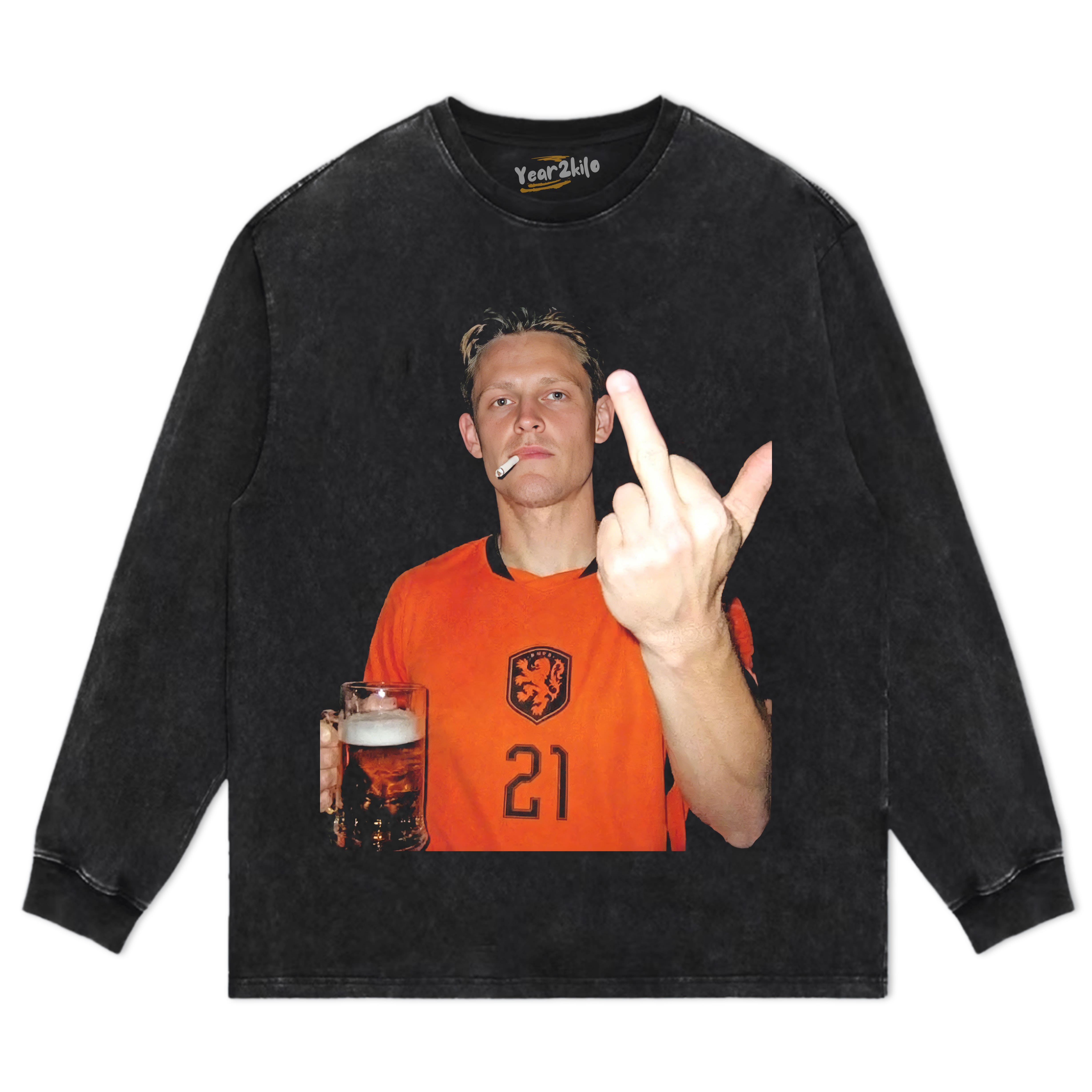 NETHERLANDS FOOTBALL STYLE V4 UNISEX TOP & TEE & LONG SLEEVE & LAYERED LS & HOODIE