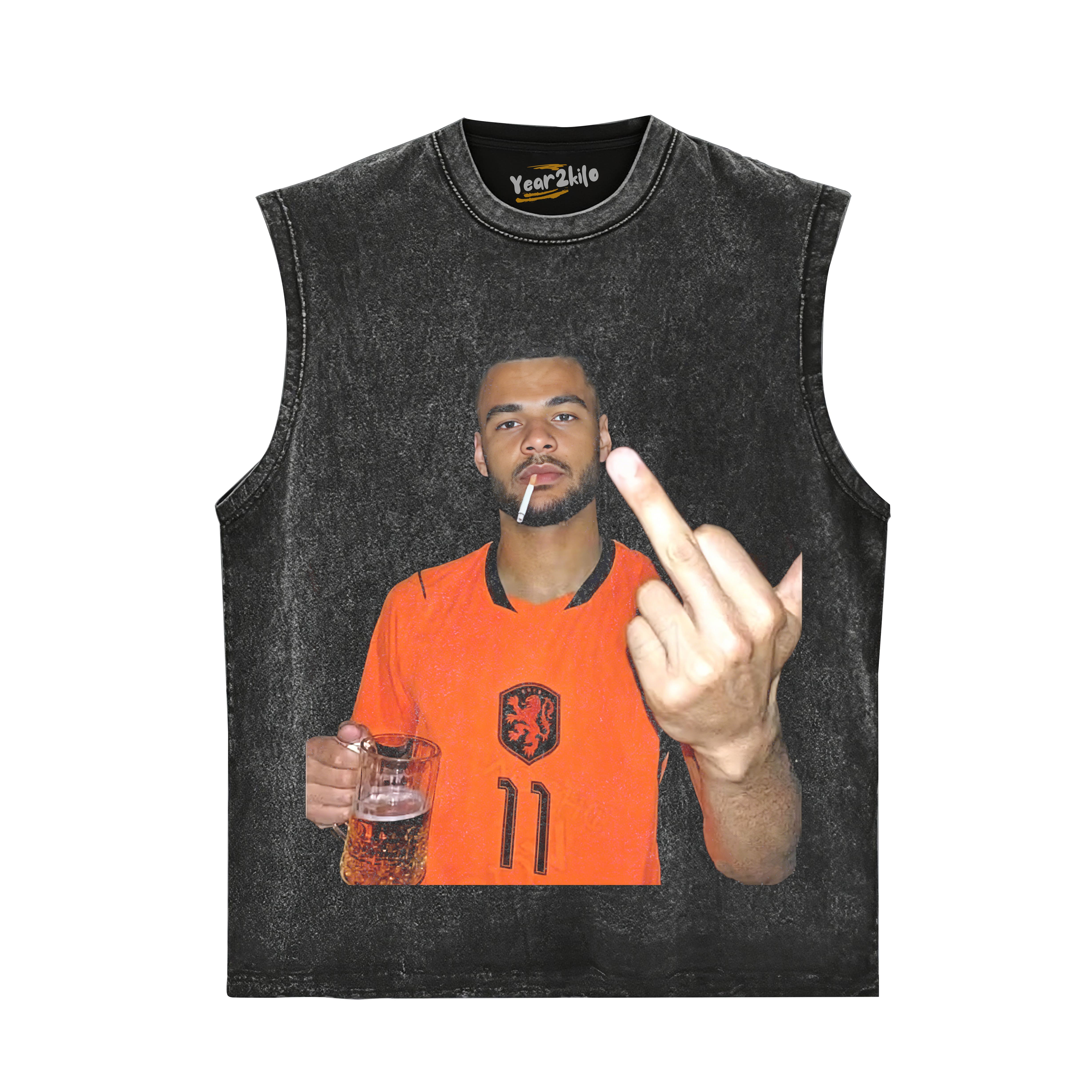 NETHERLANDS FOOTBALL STYLE V6 UNISEX TOP & TEE & LONG SLEEVE & LAYERED LS & HOODIE