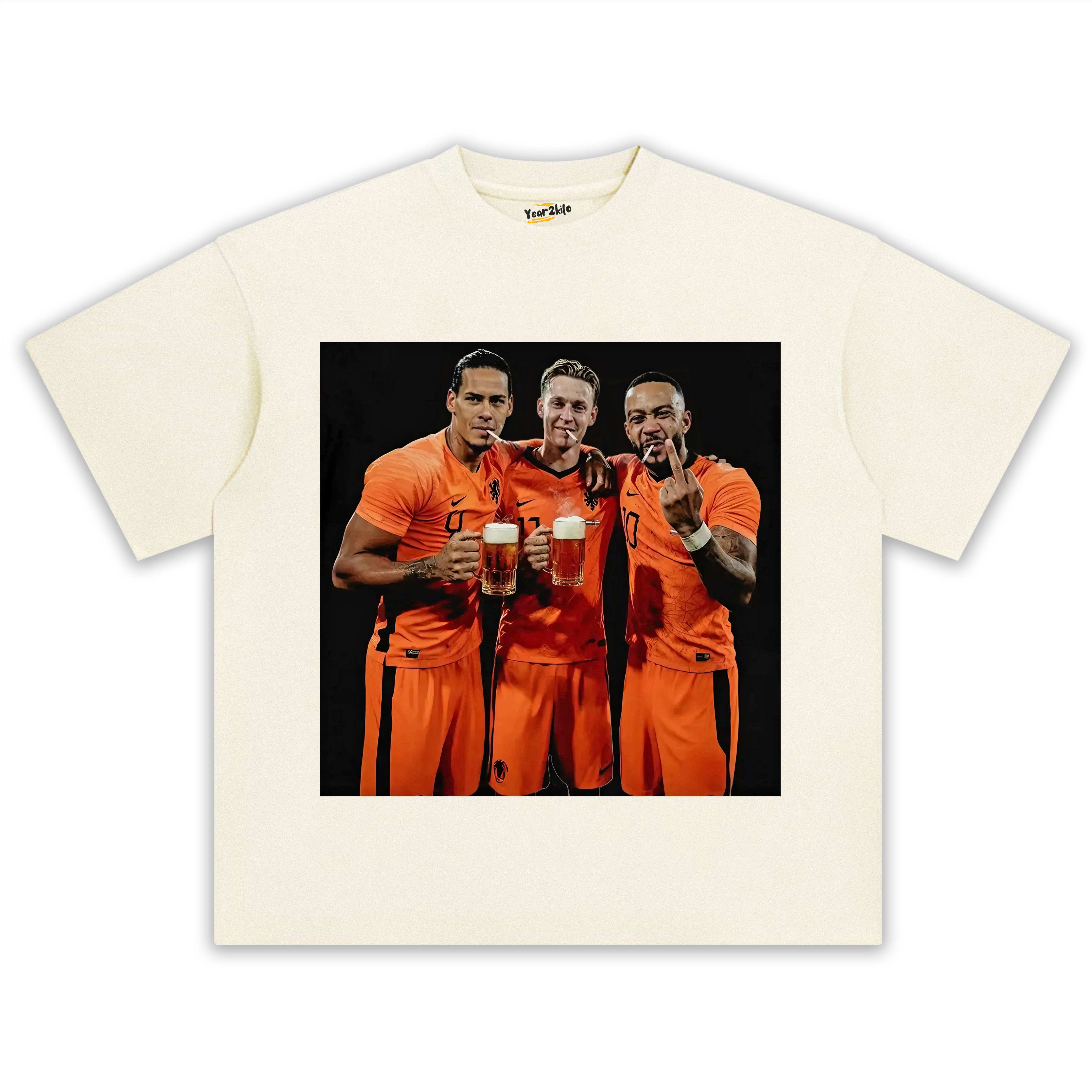 NETHERLANDS FOOTBALL STYLE V7 UNISEX TOP & TEE & LONG SLEEVE & LAYERED LS & HOODIE