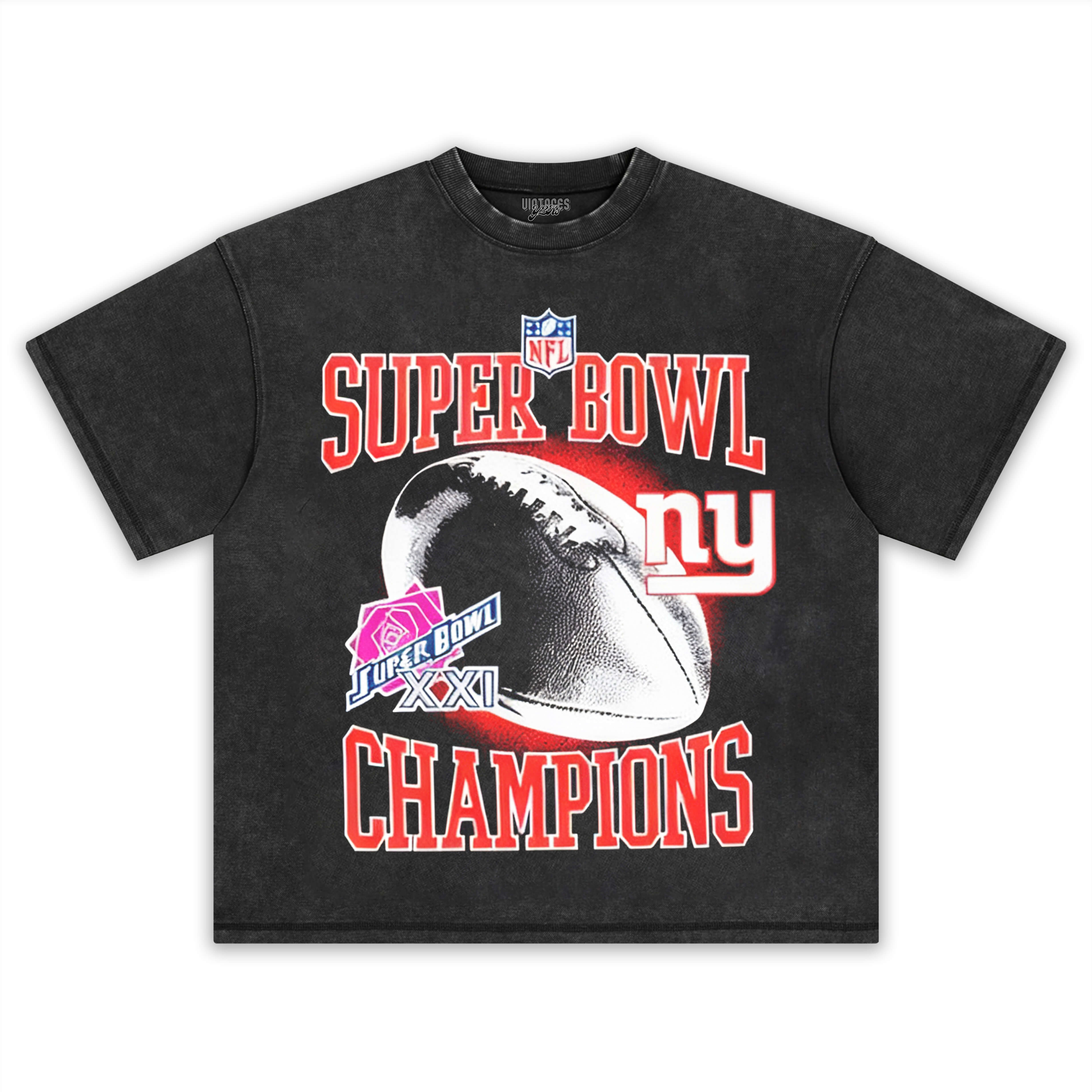 NEW YORK GIANTS HALL OF NFL CHAMPIONS TEE & LS & HOODIE