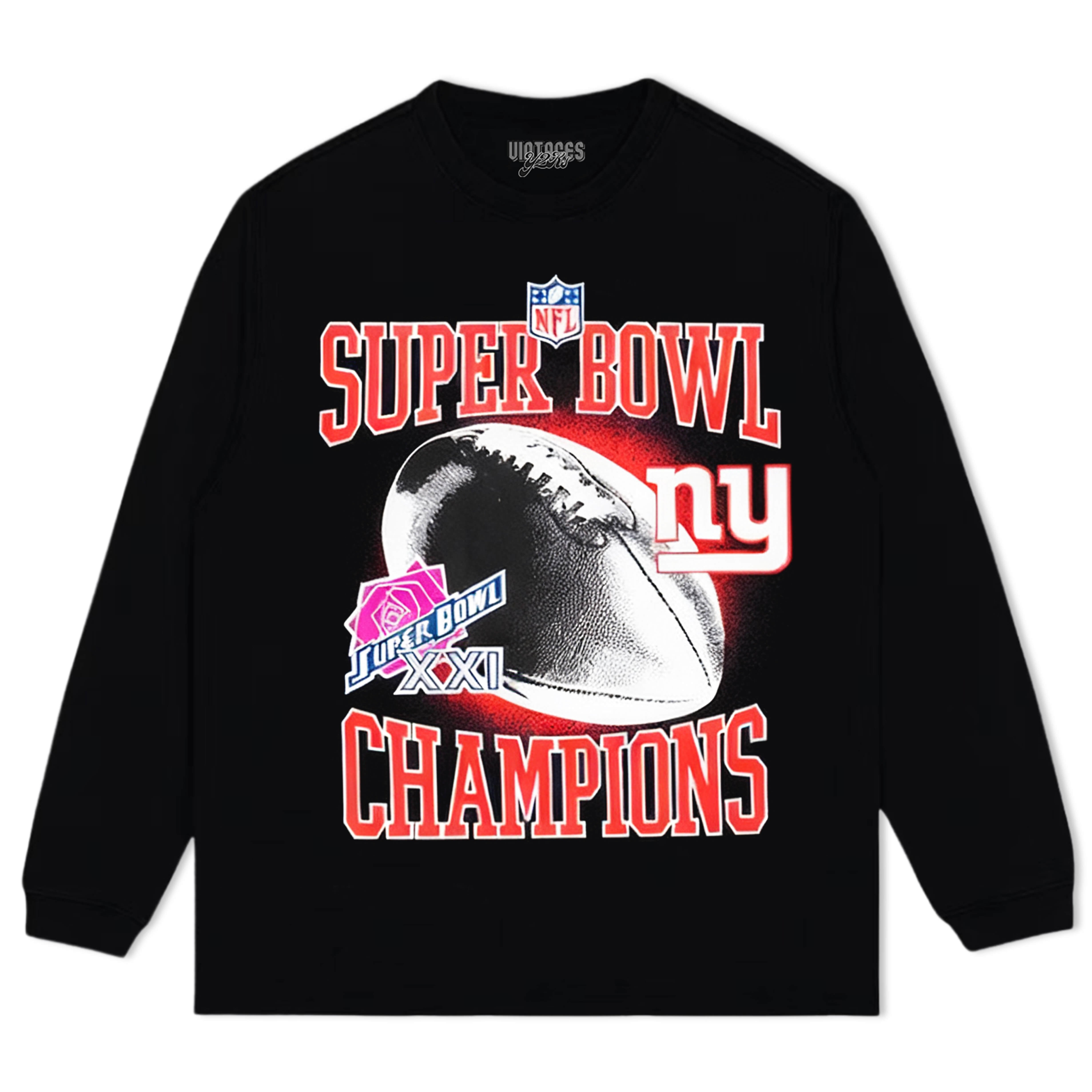 NEW YORK GIANTS HALL OF NFL CHAMPIONS TEE & LS & HOODIE