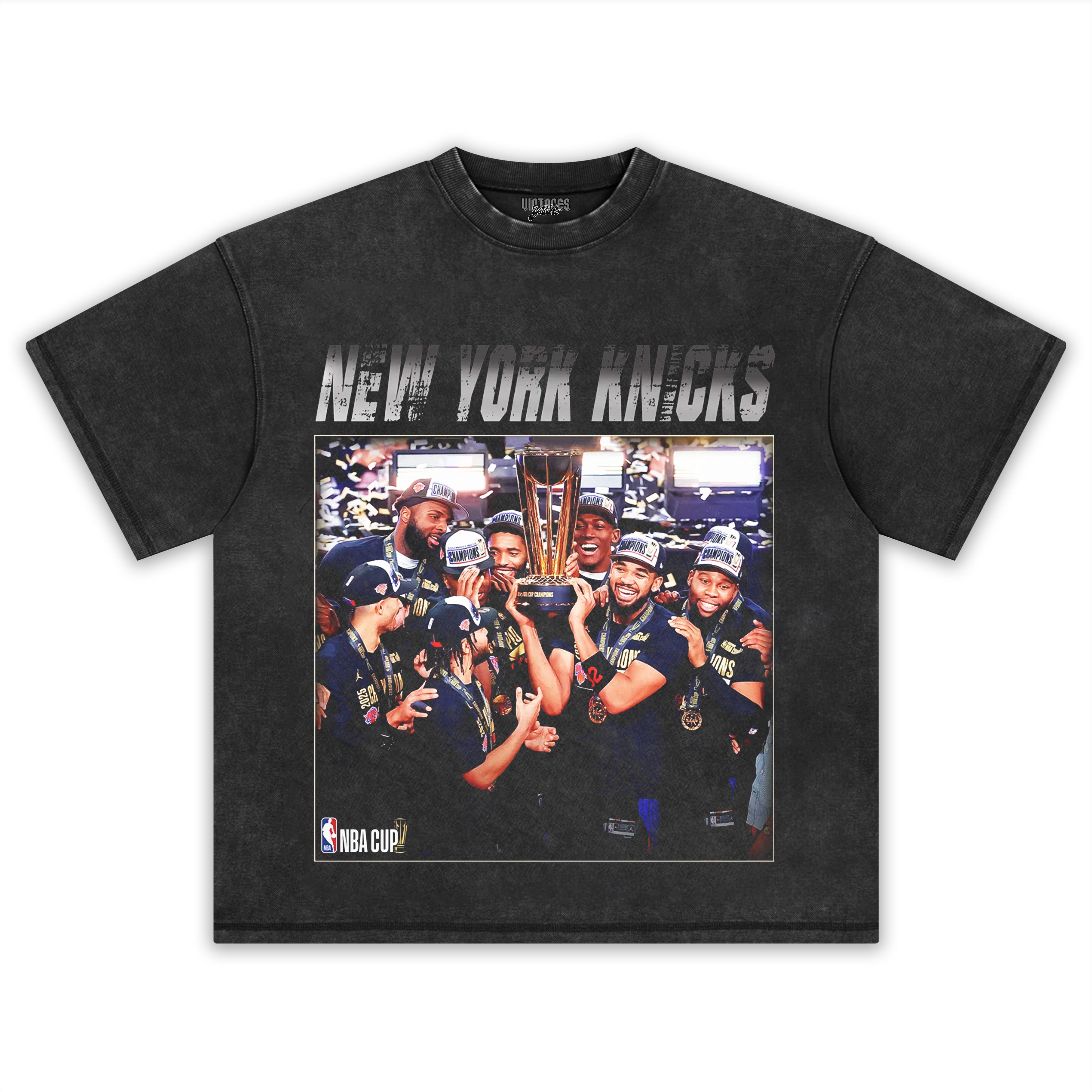 NEW YORK KNICKS NBA CUP CHAMPIONS TEE & LS & HOODIE