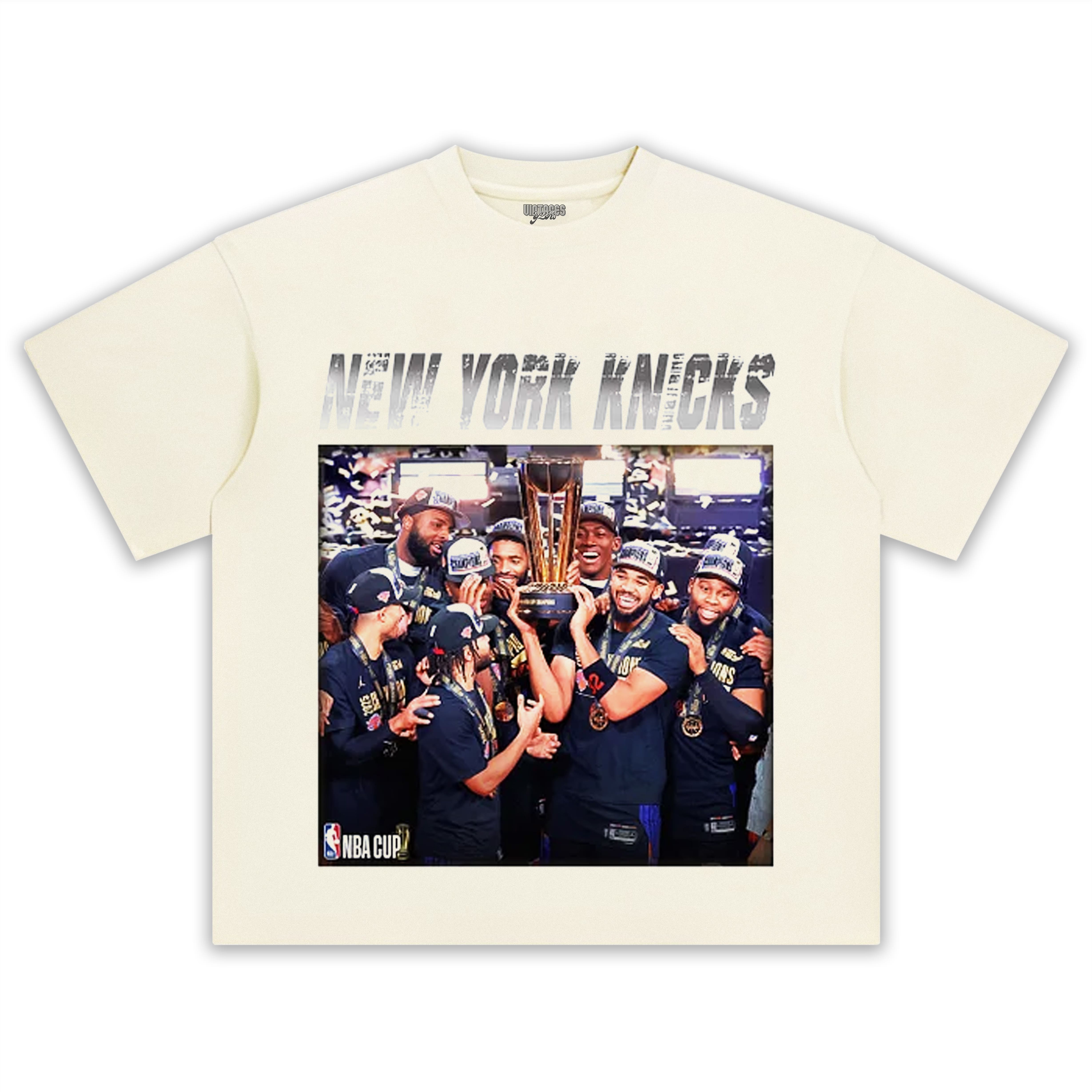 NEW YORK KNICKS NBA CUP CHAMPIONS TEE & LS & HOODIE