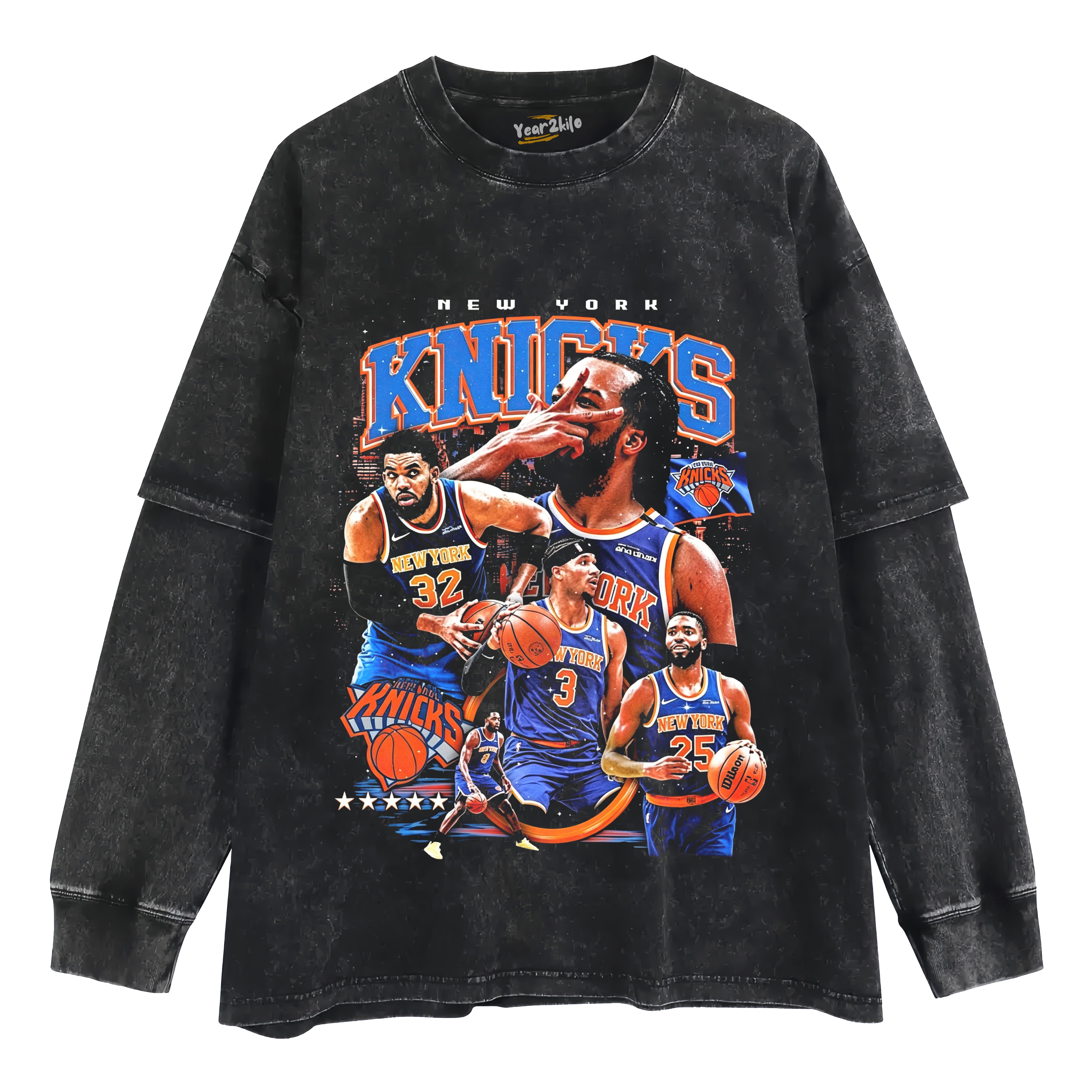 NEW YORK KNICKS TANK TOP & TEE & LONG SLEEVE & LAYERED LS & HOODIE