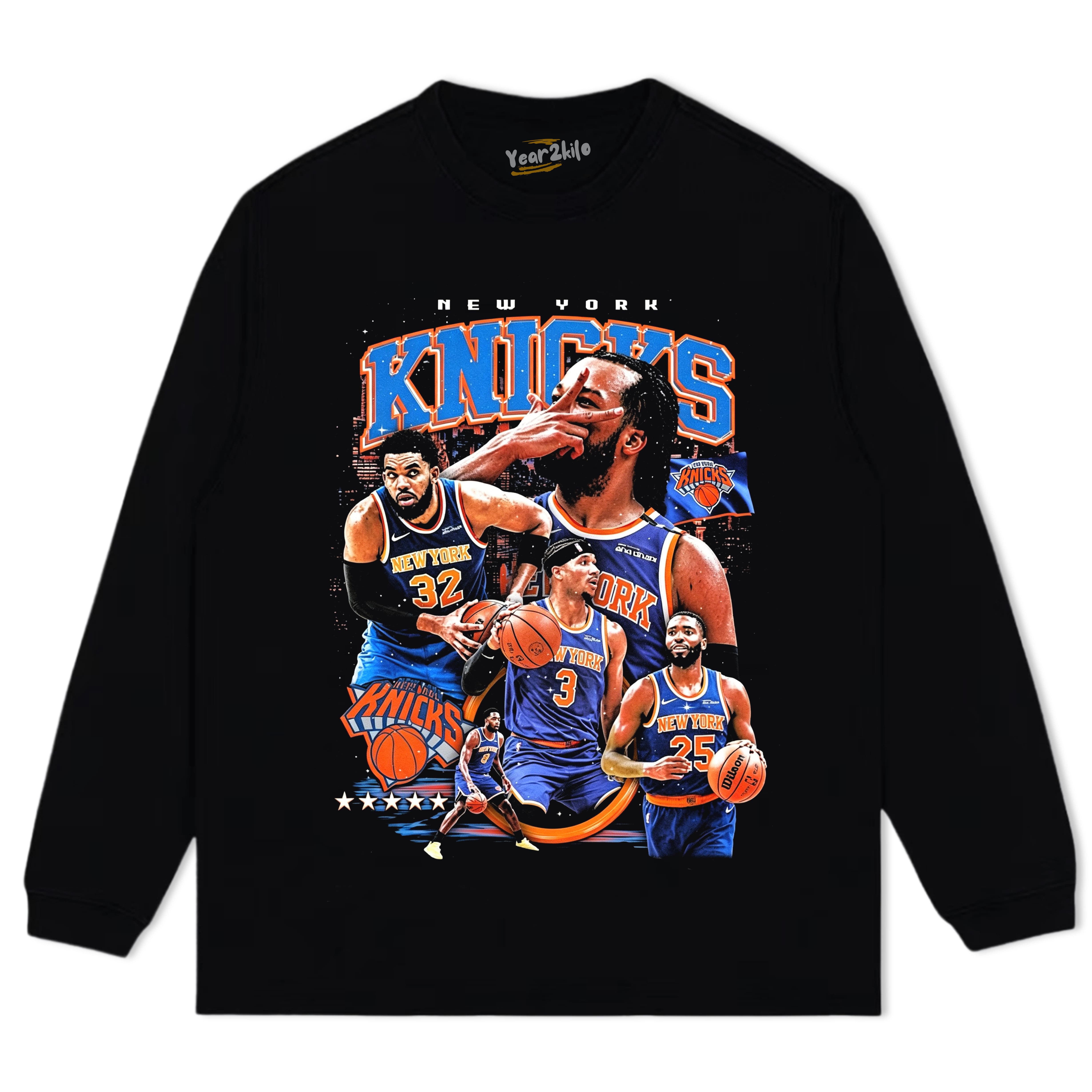 NEW YORK KNICKS TANK TOP & TEE & LONG SLEEVE & LAYERED LS & HOODIE