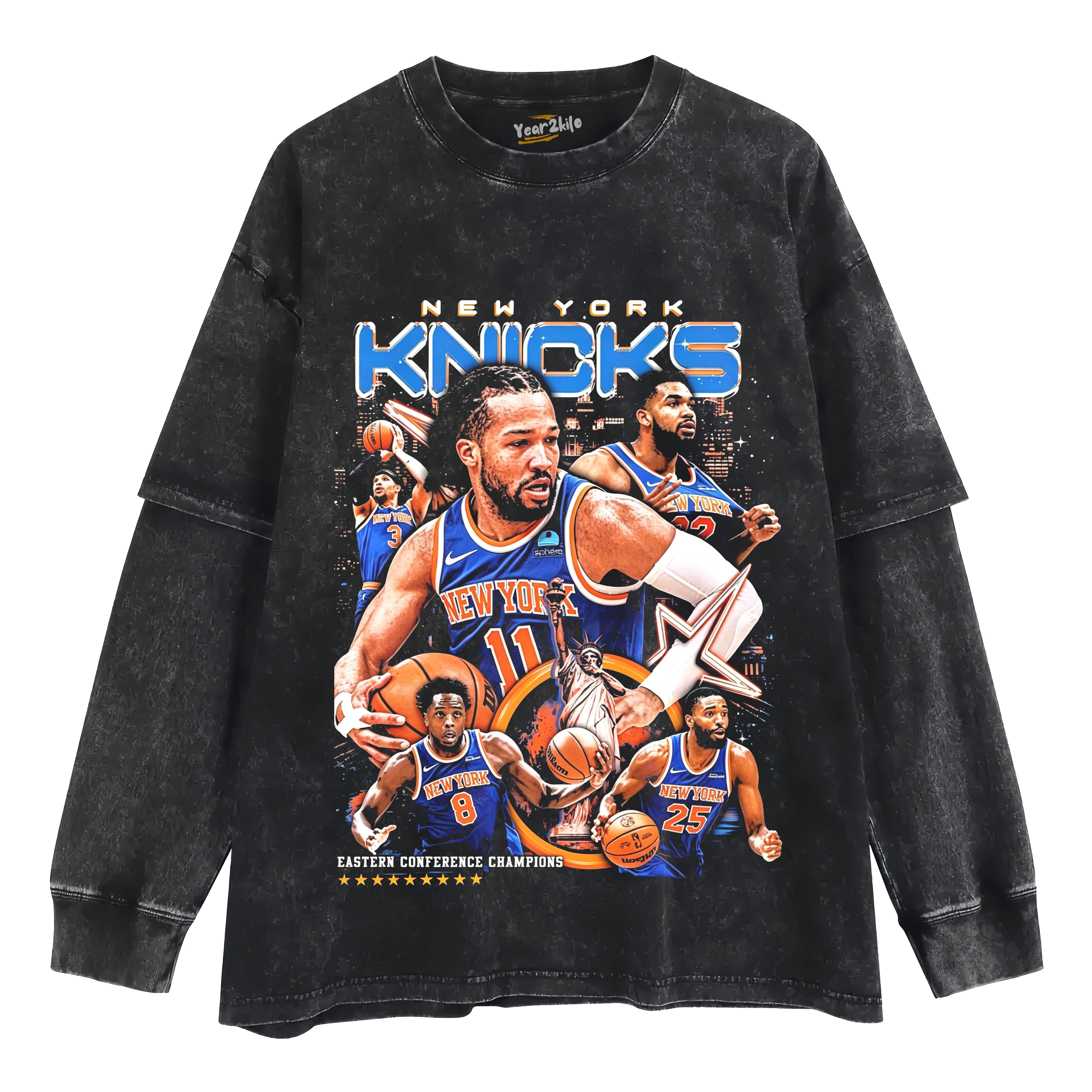 NEW YORK KNICKS V2 TANK TOP & TEE & LONG SLEEVE & LAYERED LS & HOODIE