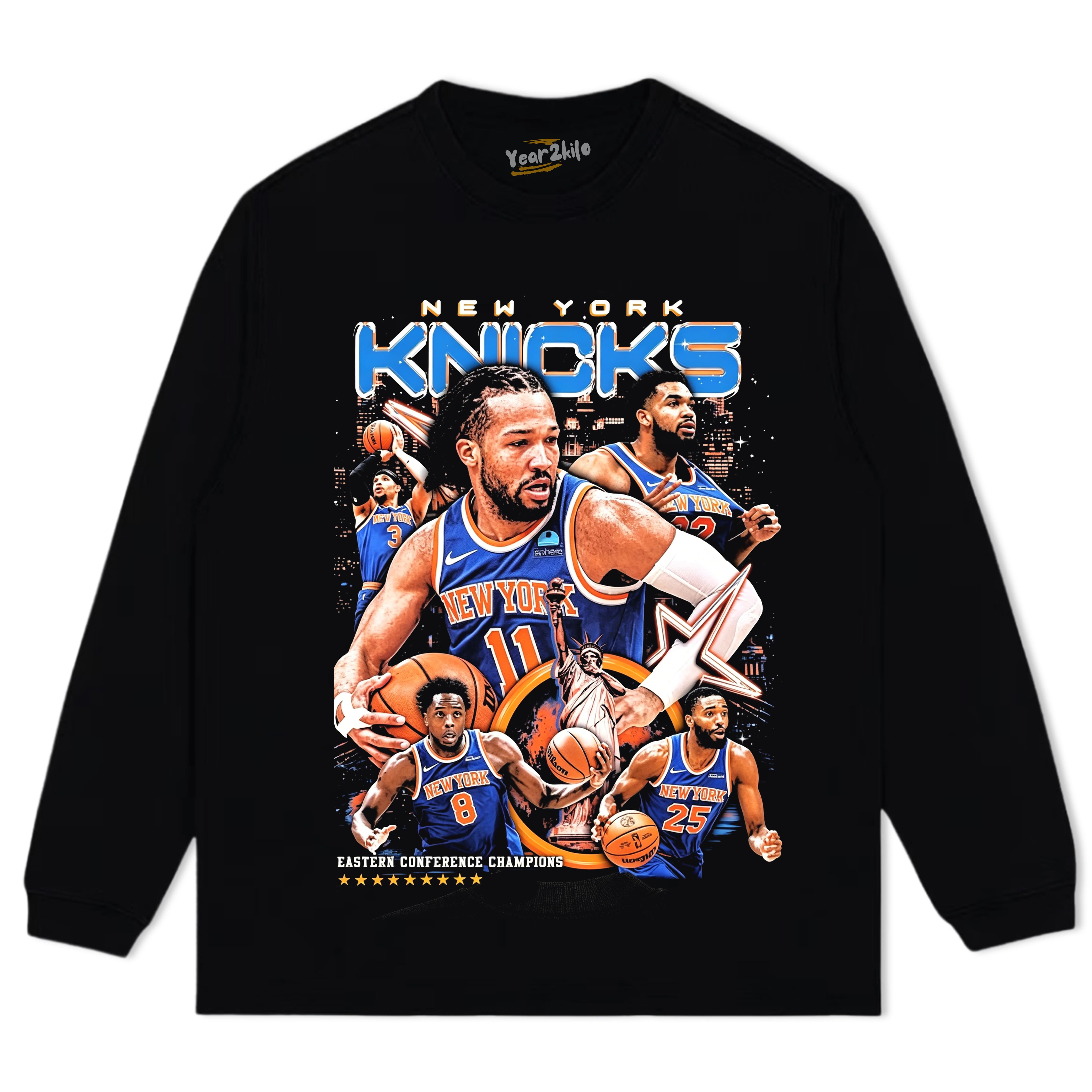 NEW YORK KNICKS V2 TANK TOP & TEE & LONG SLEEVE & LAYERED LS & HOODIE