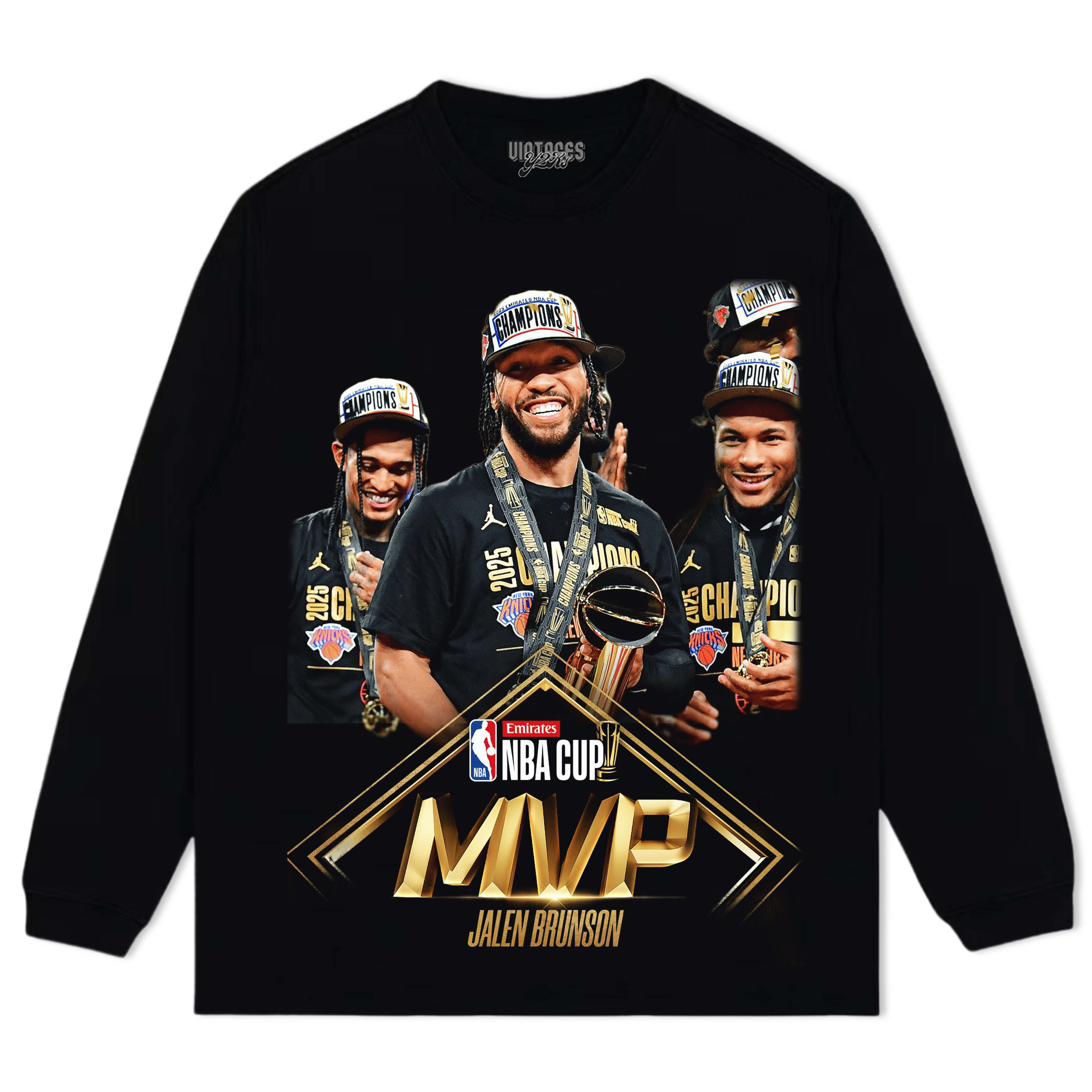 NEW YORK KNICKS & NBA CUP V2 TEE & LS & HOODIE