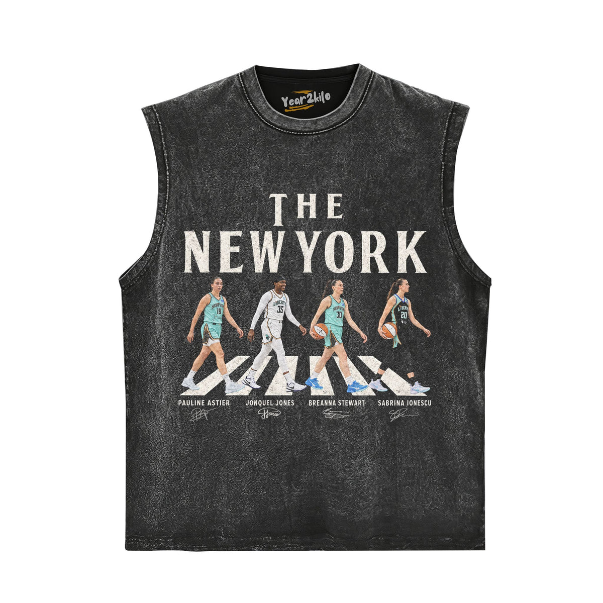 NEW YORK WOMEN BASKETBALL VINTAGE V2 TANK TOP & TEE & LONG SLEEVE & LAYERED LS & HOODIE