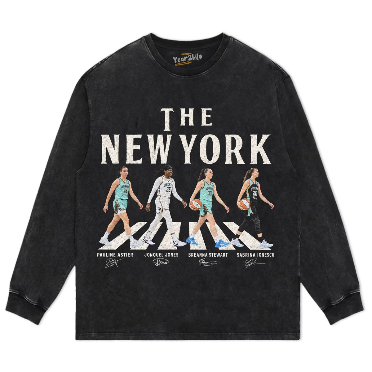 NEW YORK WOMEN BASKETBALL VINTAGE V2 TANK TOP & TEE & LONG SLEEVE & LAYERED LS & HOODIE