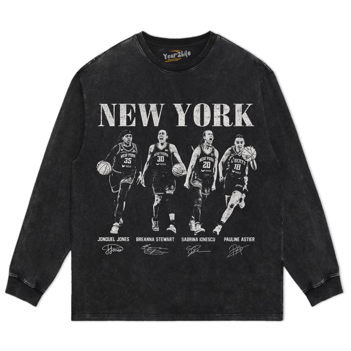 NEW YORK WOMEN BASKETBALL VINTAGE TANK TOP & TEE & LONG SLEEVE & LAYERED LS & HOODIE