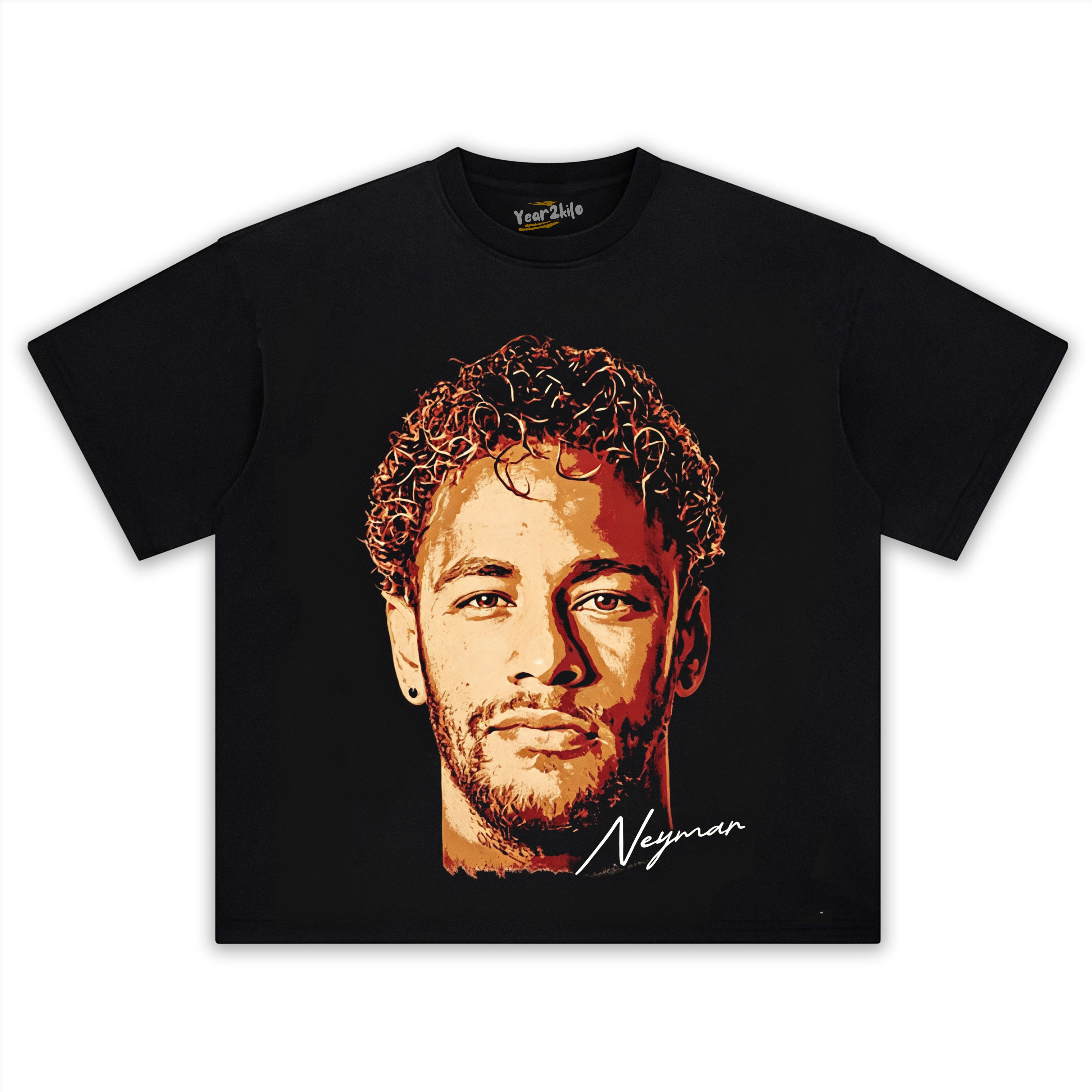NEYMAR JR VINTAGE SOCCER RETRO TANK TOP & TEE & LONG SLEEVE & LAYERED LS & HOODIE