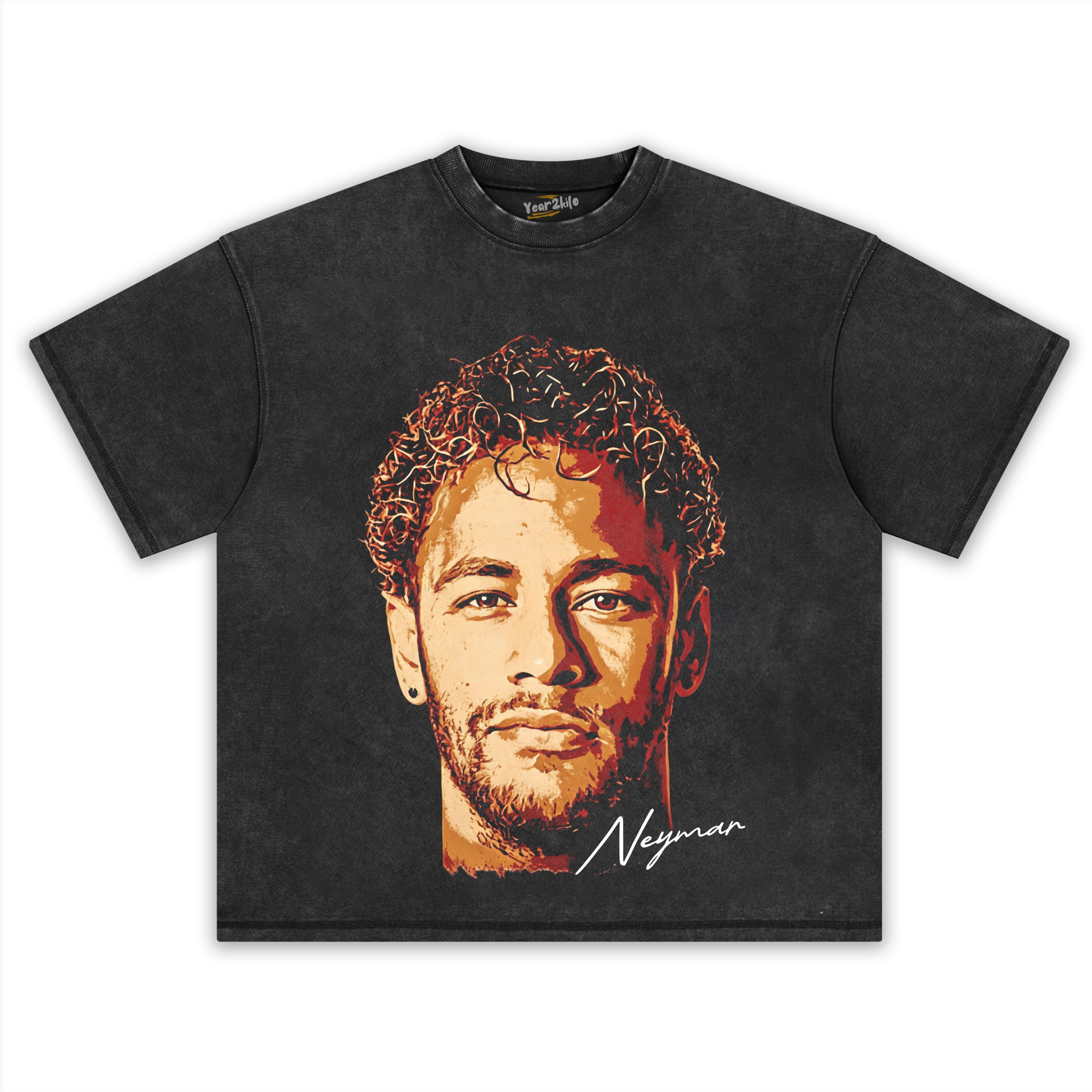 NEYMAR JR VINTAGE SOCCER RETRO TANK TOP & TEE & LONG SLEEVE & LAYERED LS & HOODIE