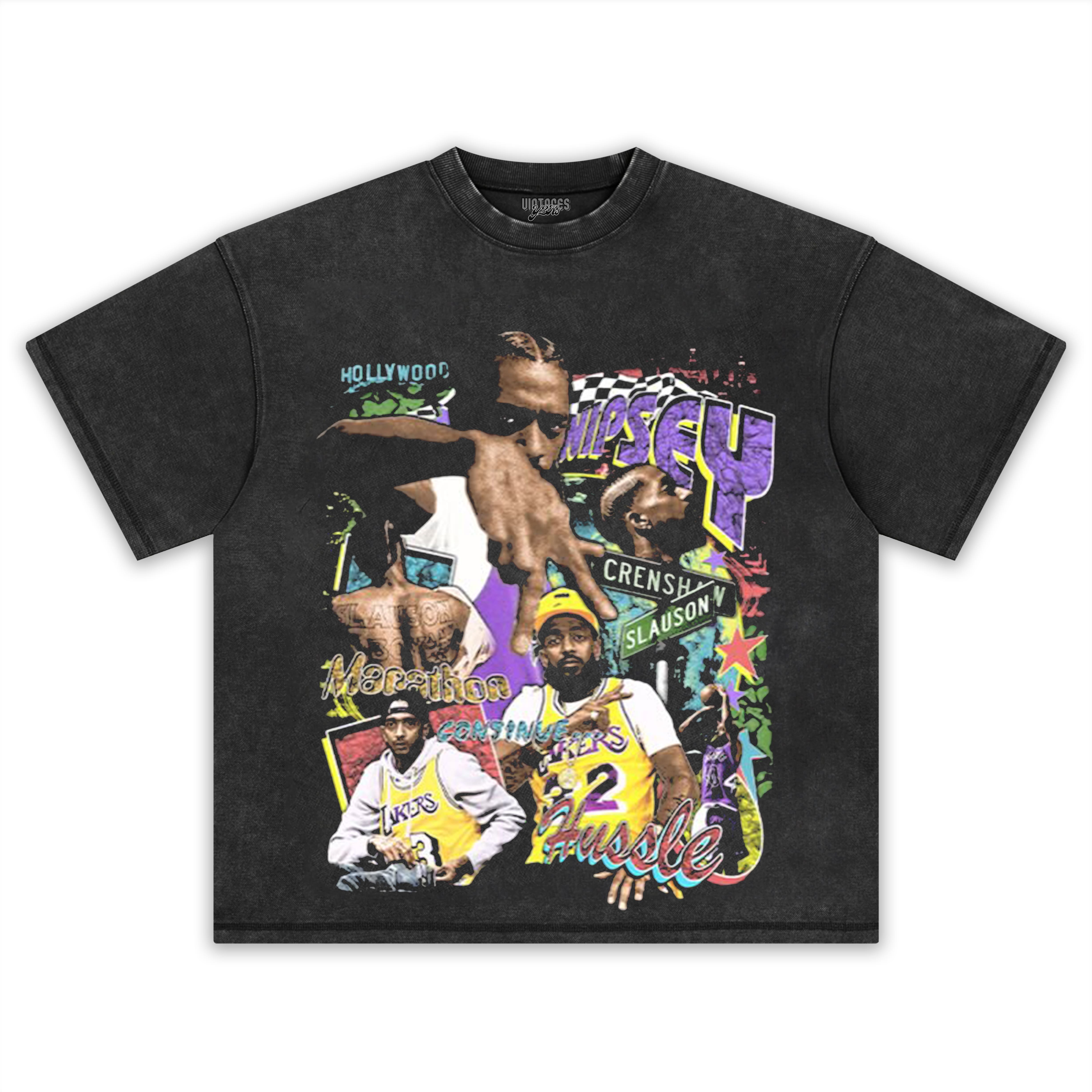 NIPSEY HUSSLE VINTAGE TEE & LS & HOODIE