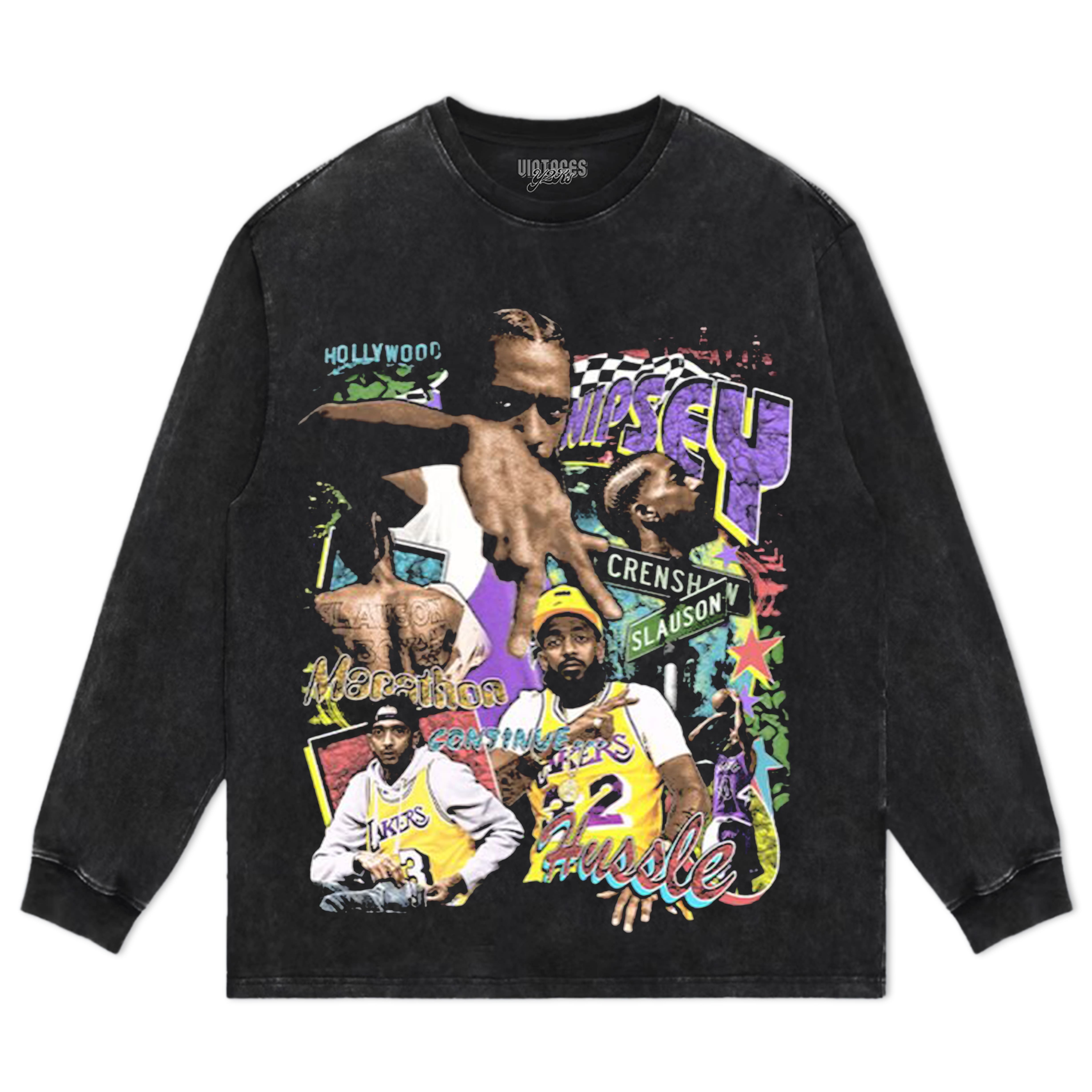 NIPSEY HUSSLE VINTAGE TEE & LS & HOODIE