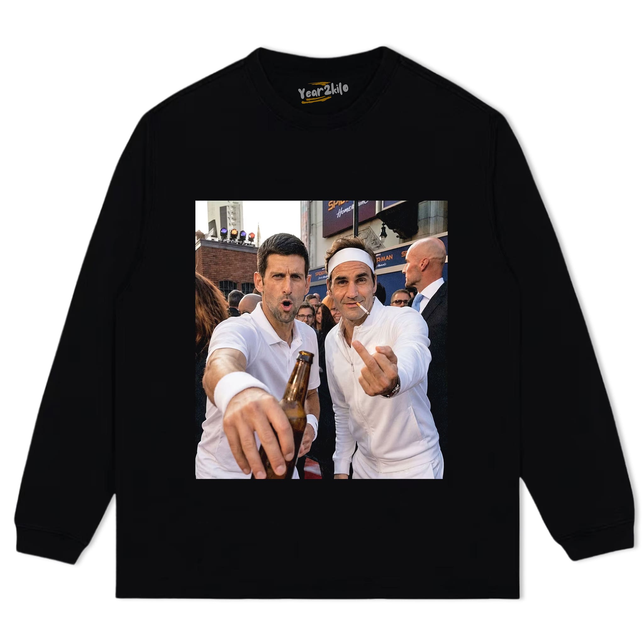 NOVAK DJOKOVIC & ROGER FEDERER TANK TOP & TEE & LONG SLEEVE & LAYERED LS & HOODIE