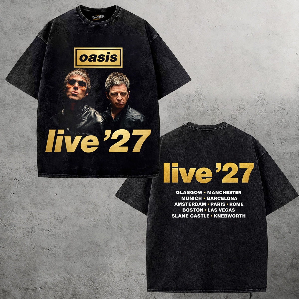 OASIS LIVE 27 TANK TOP & TEE