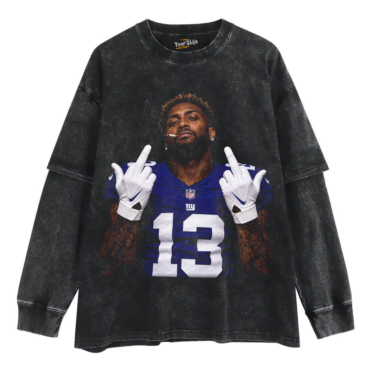 OBJ - MIDDLE FINGER TANK TOP & TEE & LONG SLEEVE & LAYERED LS & HOODIE
