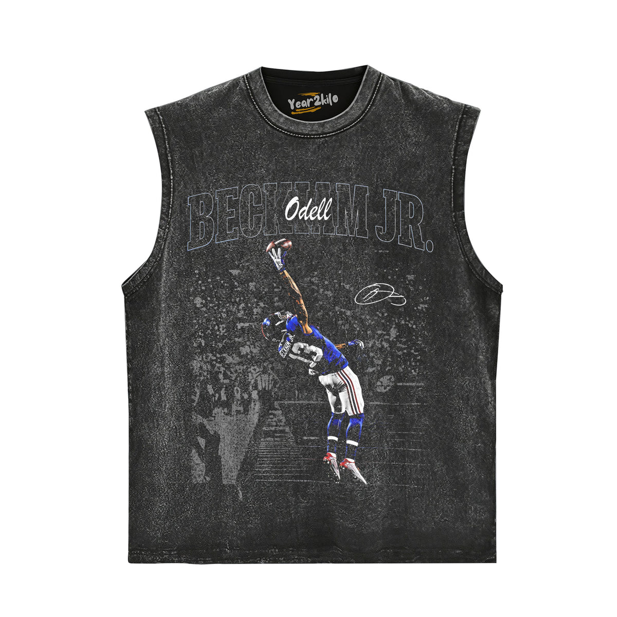 OBJ - NEW YORK FOOTBALL VINTAGE TANK TOP & TEE & LONG SLEEVE & LAYERED LS & HOODIE