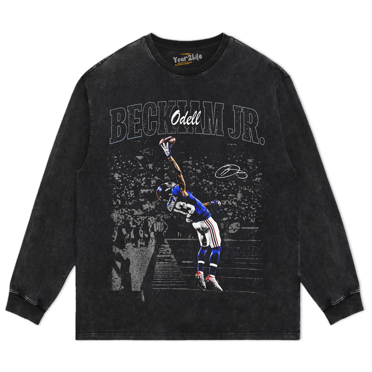OBJ - NEW YORK FOOTBALL VINTAGE TANK TOP & TEE & LONG SLEEVE & LAYERED LS & HOODIE
