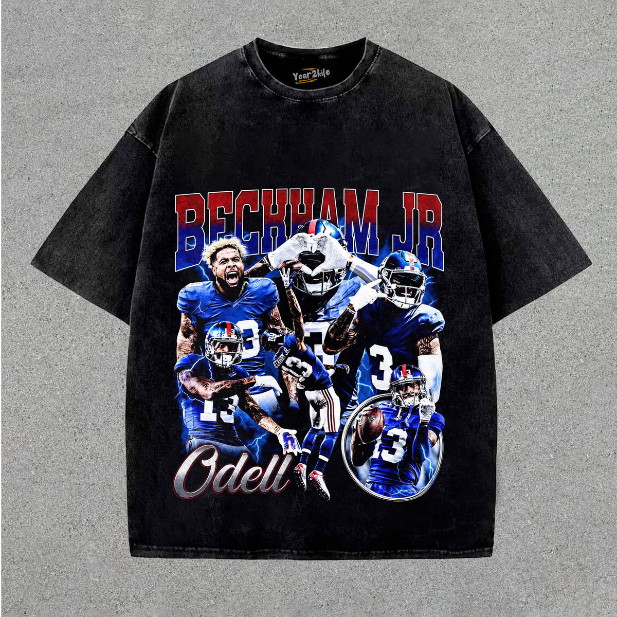 OBJ - NEW YORK FOOTBALL VINTAGE V2 TANK TOP & TEE & LONG SLEEVE & LAYERED LS & HOODIE