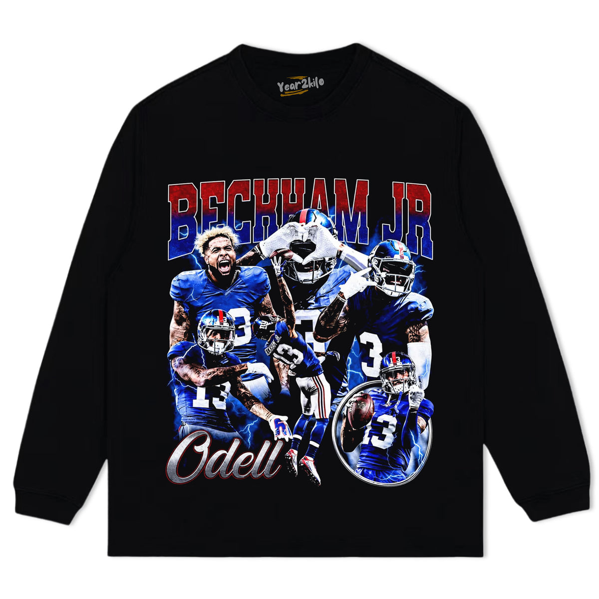 OBJ - NEW YORK FOOTBALL VINTAGE V2 TANK TOP & TEE & LONG SLEEVE & LAYERED LS & HOODIE