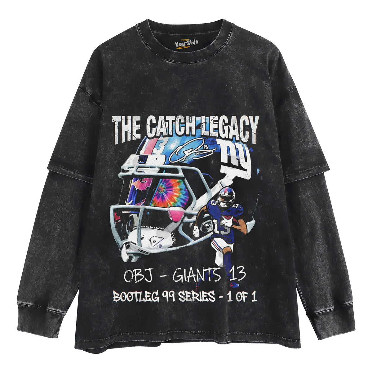 OBJ - THE CATCH GIANTS VINTAGE V2 TANK TOP & TEE & LONG SLEEVE & LAYERED LS & HOODIE